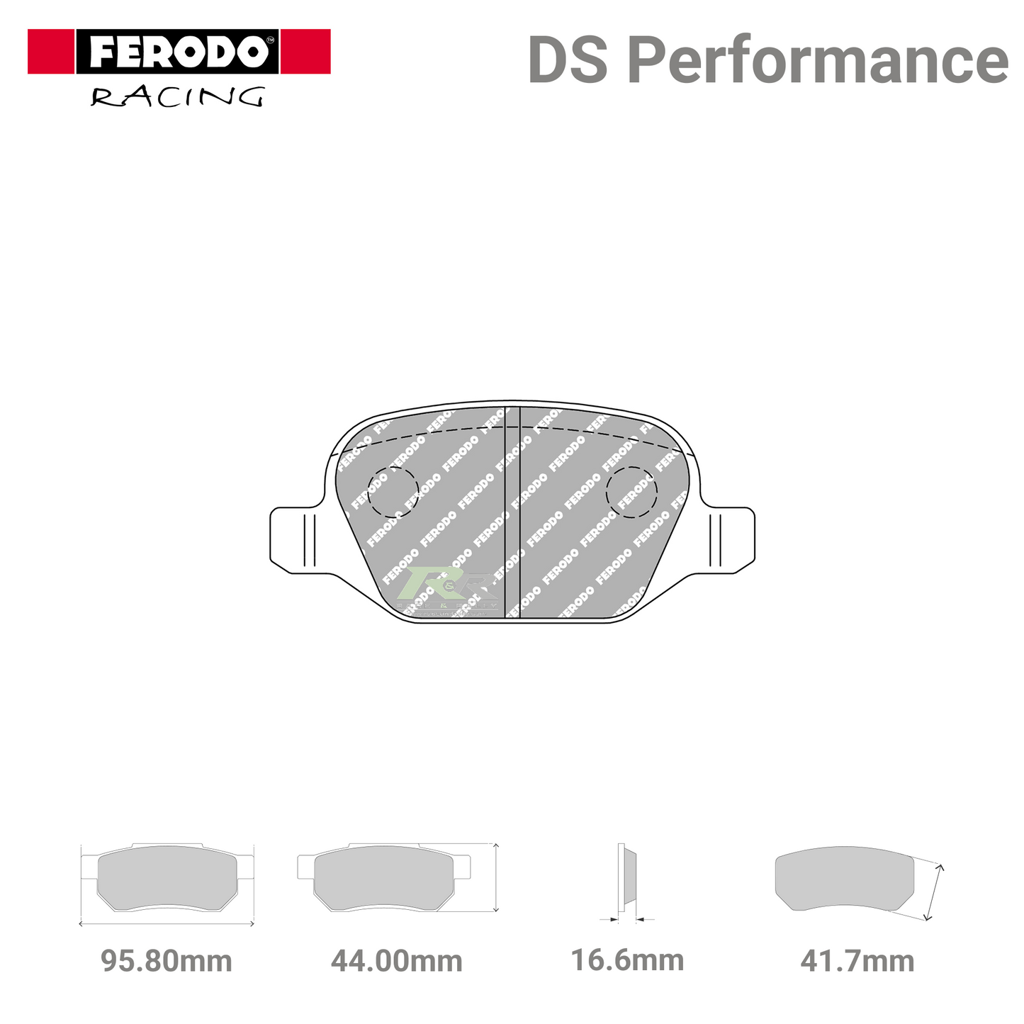 FDS1349 Ferodo High Performance Brake Pads - Race and Rally