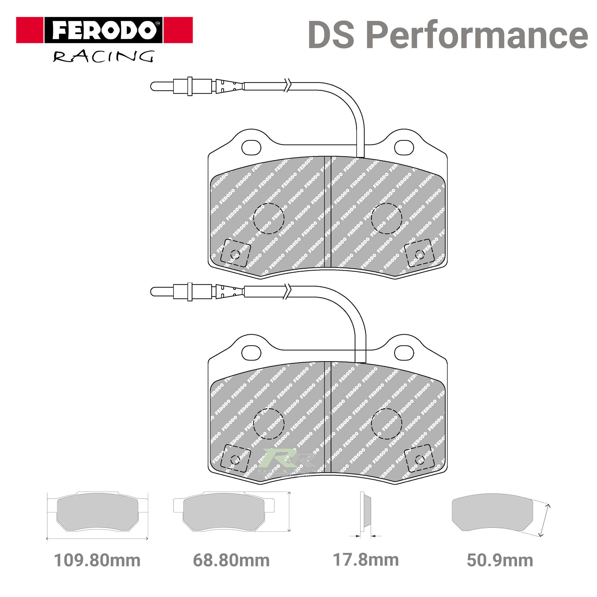 FDS1379 Ferodo High Performance Brake Pads - Race and Rally