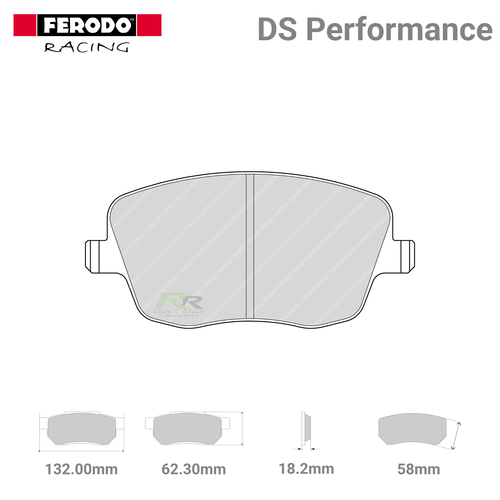 FDS1419 Ferodo High Performance Brake Pads - Race and Rally