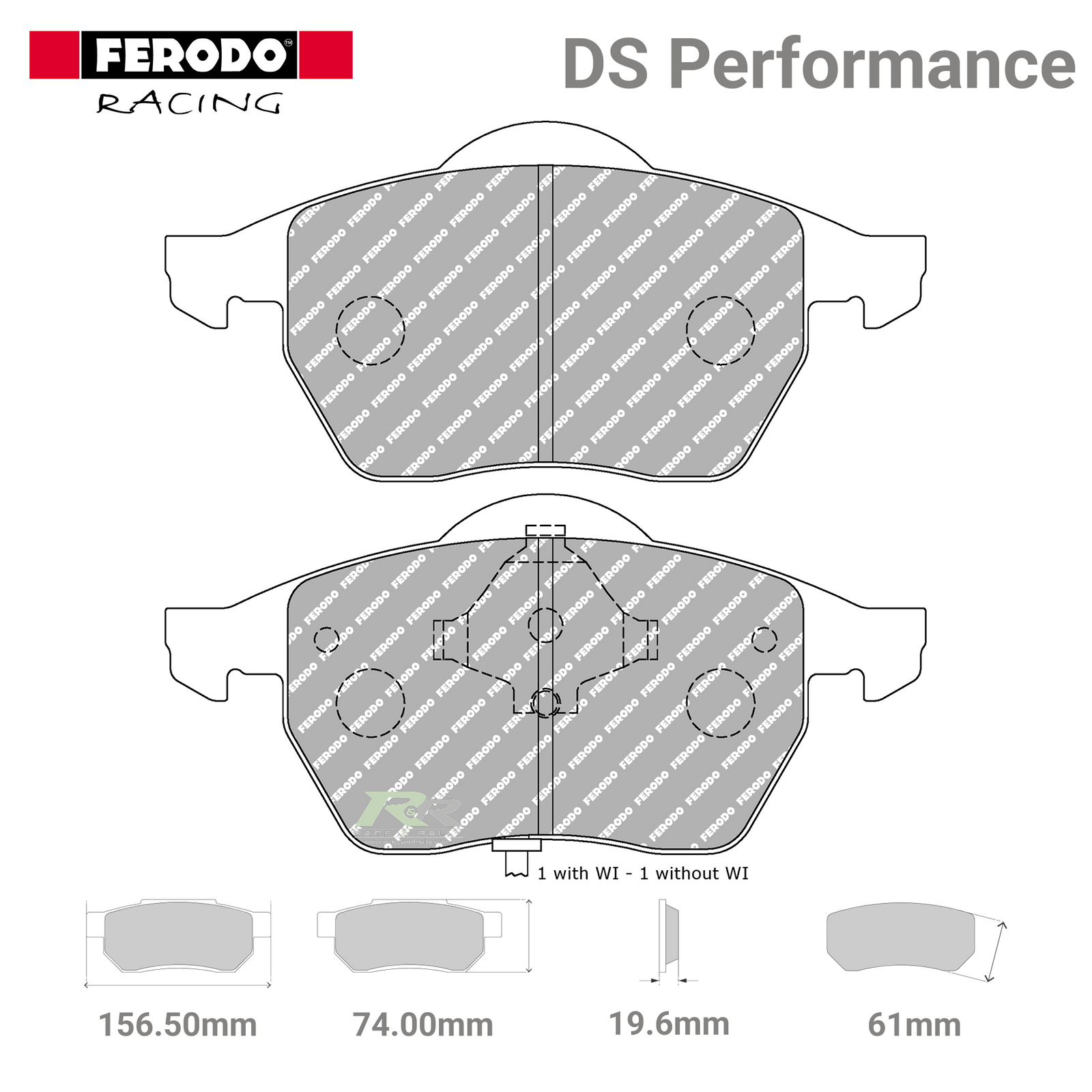FDS1463 Ferodo High Performance Brake Pads - Race and Rally