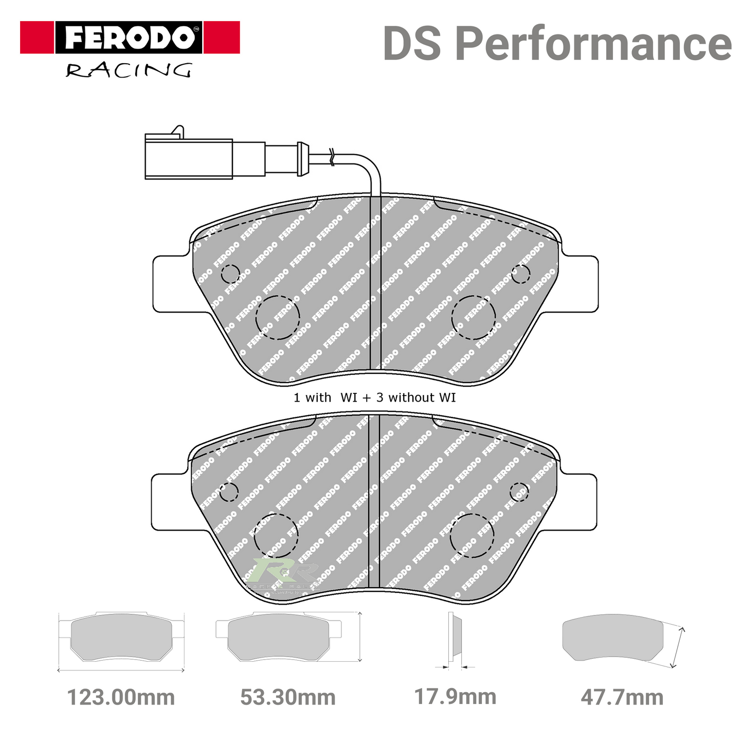 FDS1466 Ferodo High Performance Brake Pads - Race and Rally