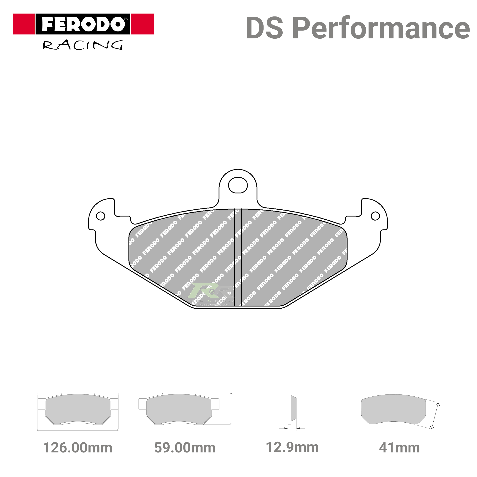 FDS1560 Ferodo High Performance Brake Pads - Race and Rally