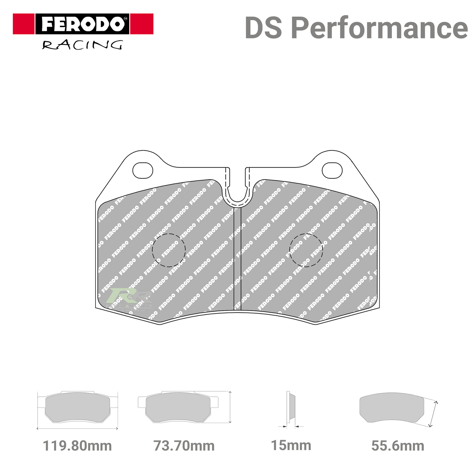 FDS1561 Ferodo High Performance Brake Pads - Race and Rally