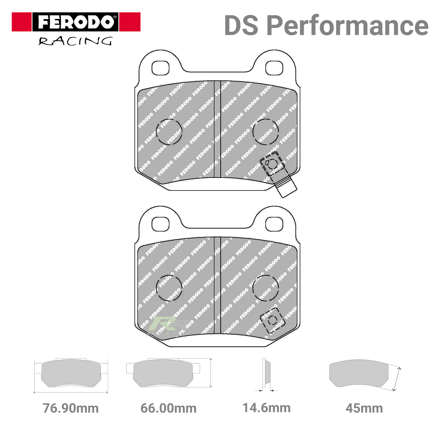 FDS1562 Ferodo High Performance Brake Pads - Race and Rally