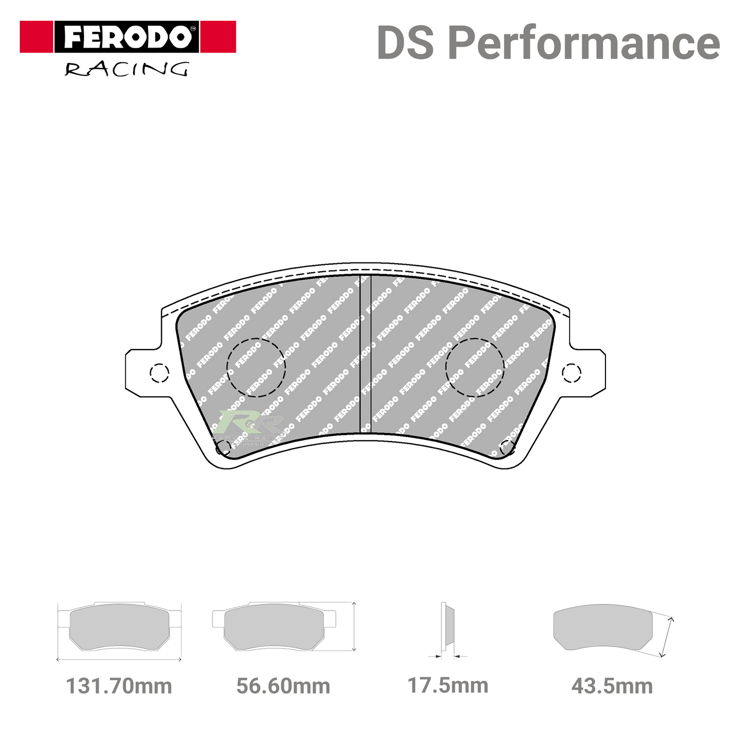 FDS1573 Ferodo High Performance Brake Pads - Race and Rally
