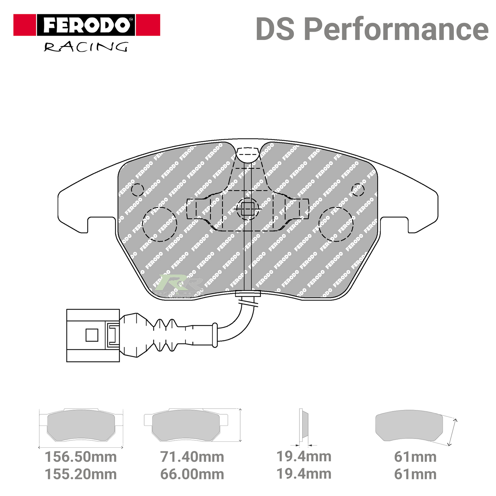 FDS1641 Ferodo High Performance Brake Pads - Race and Rally