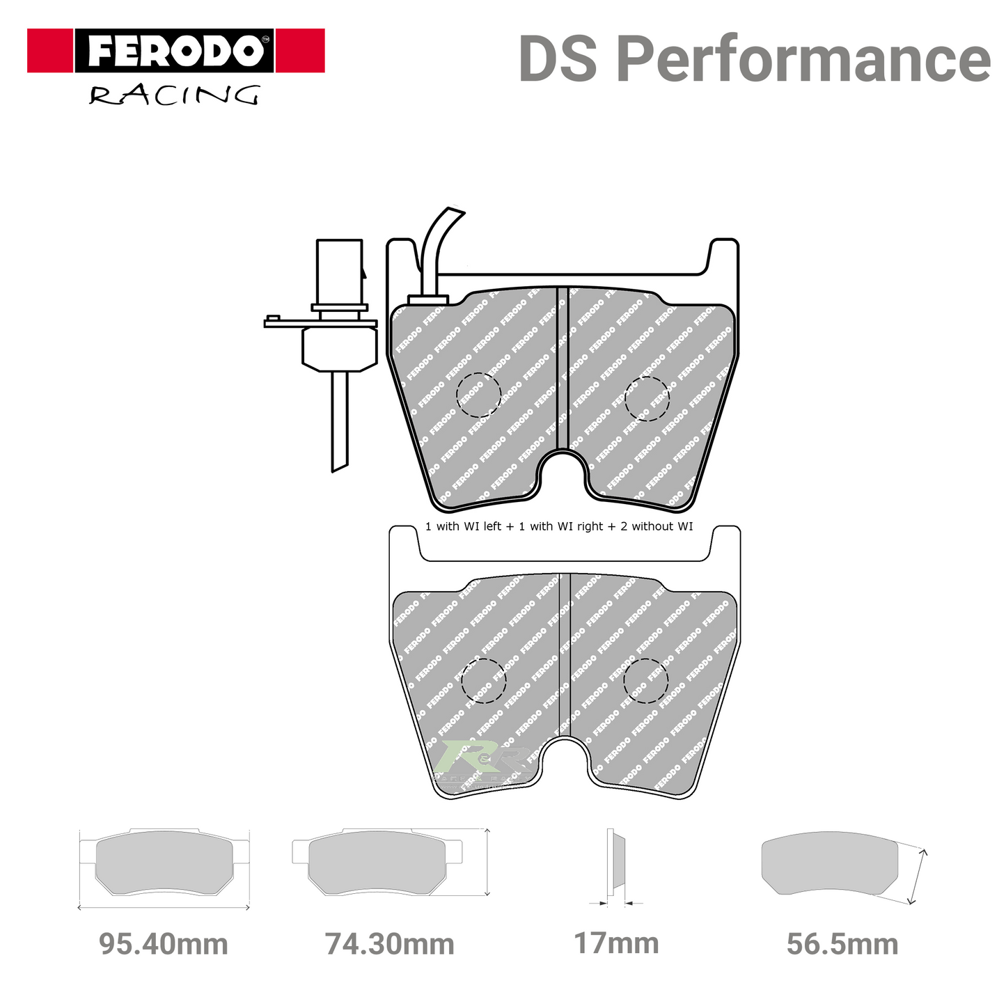 FDS1664 Ferodo High Performance Brake Pads - Race and Rally