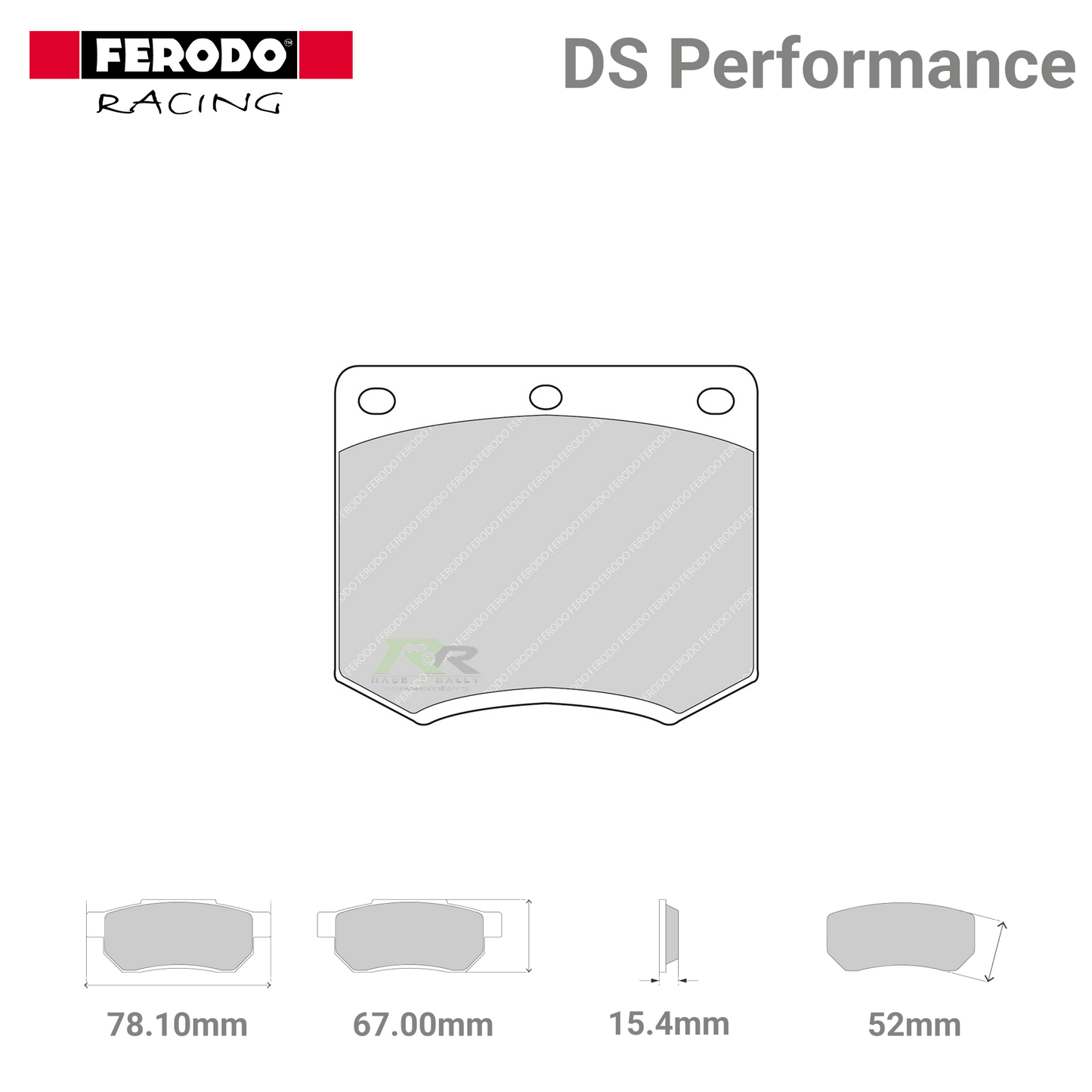 FDS167 Ferodo High Performance Brake Pads - Race and Rally