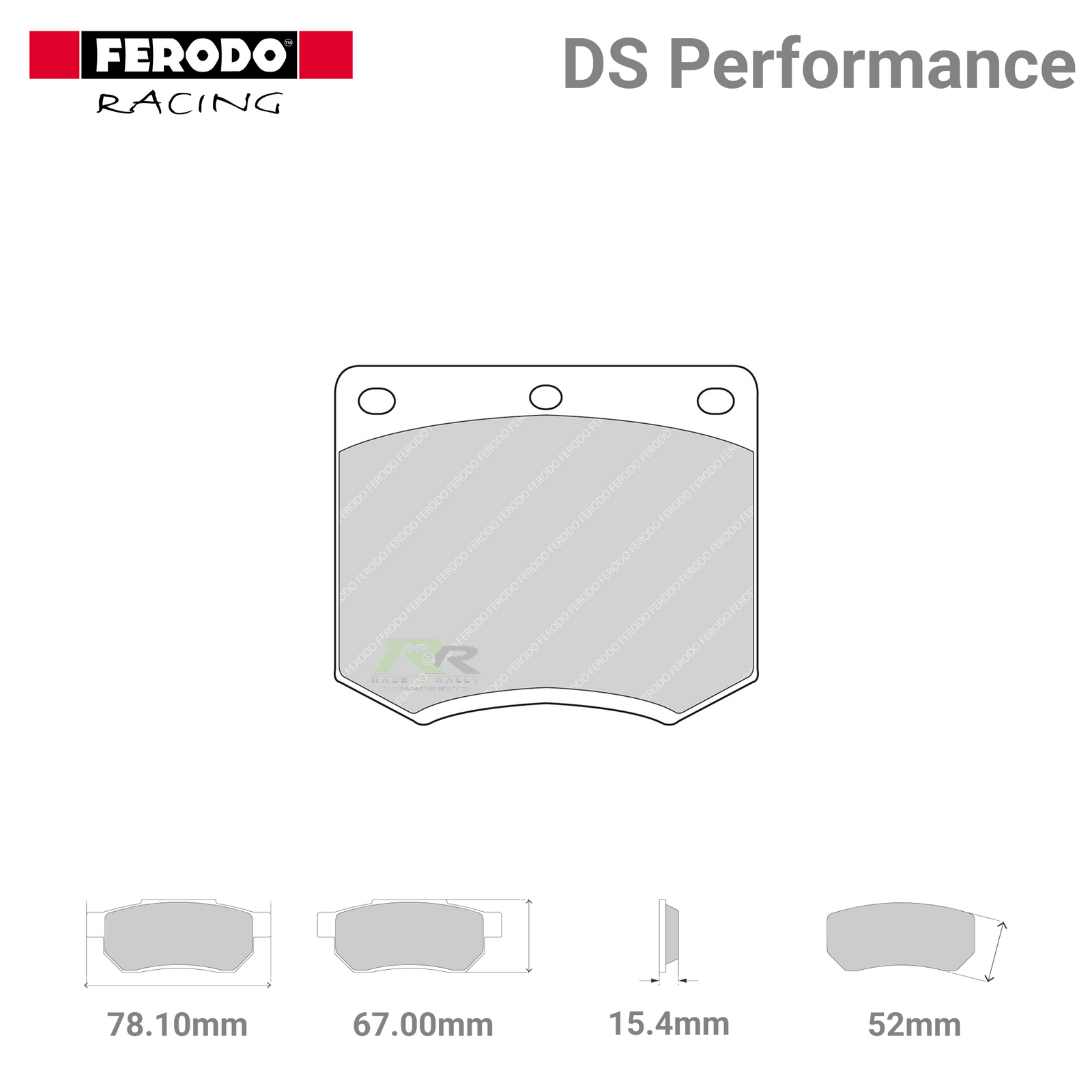 FDS167 Ferodo High Performance Brake Pads - Race and Rally