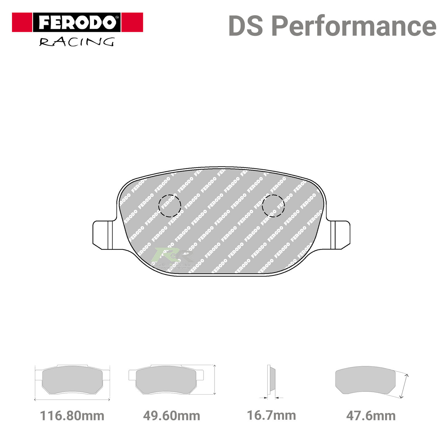 FDS1795 Ferodo High Performance Brake Pads - Race and Rally