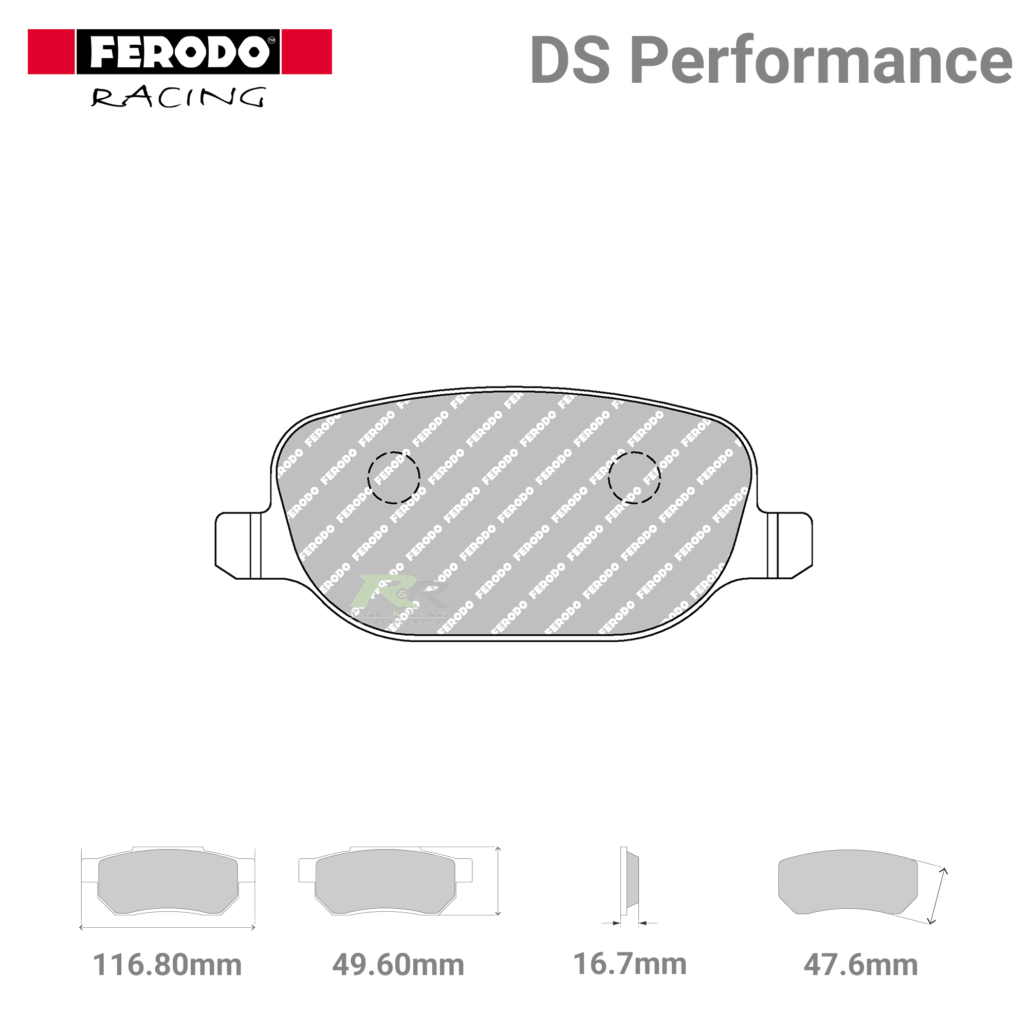 FDS1795 Ferodo High Performance Brake Pads - Race and Rally