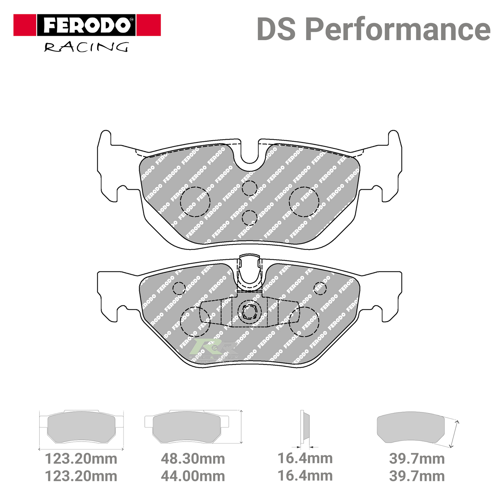 FDS1807 Ferodo High Performance Brake Pads - Race and Rally