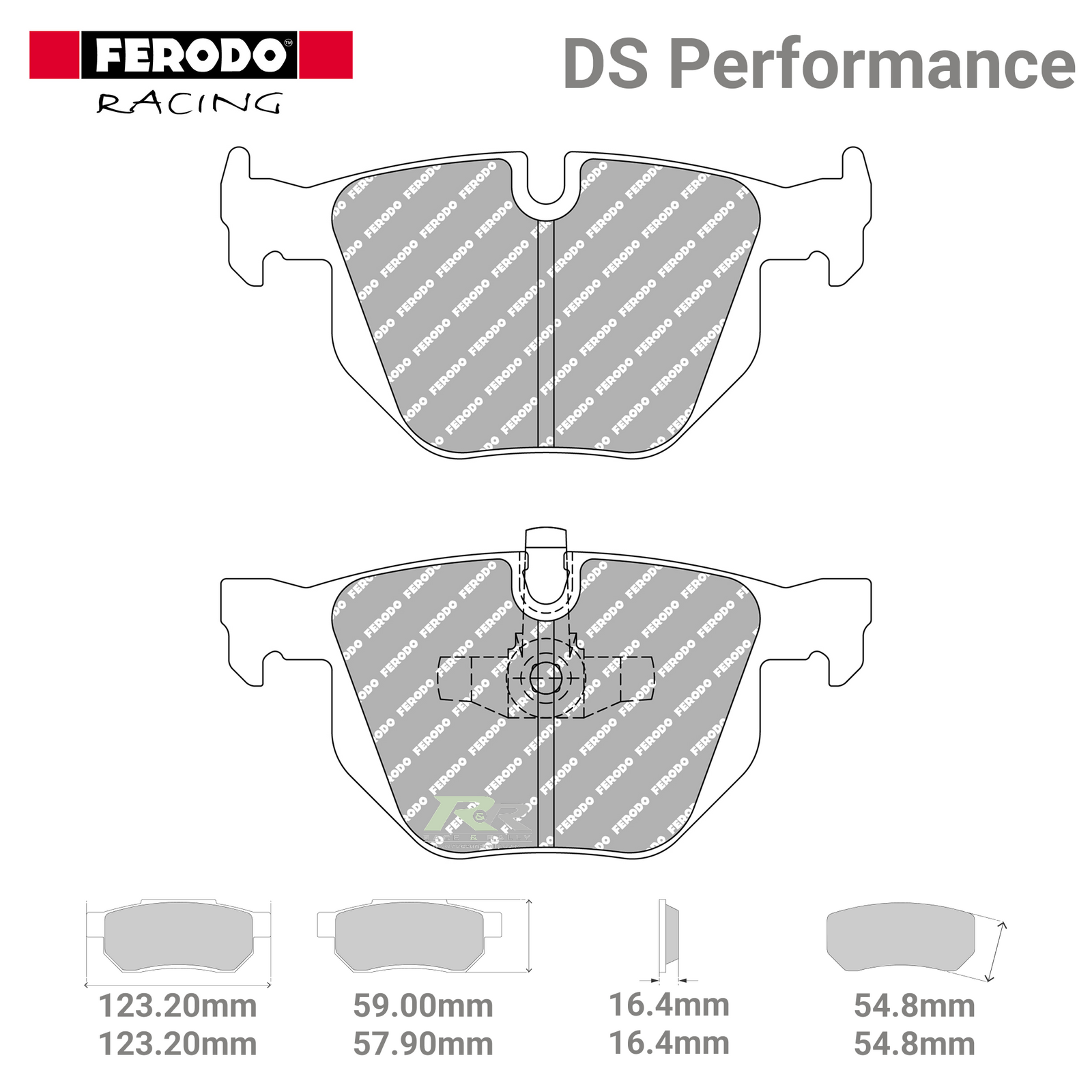 FDS1808 Ferodo High Performance Brake Pads - Race and Rally