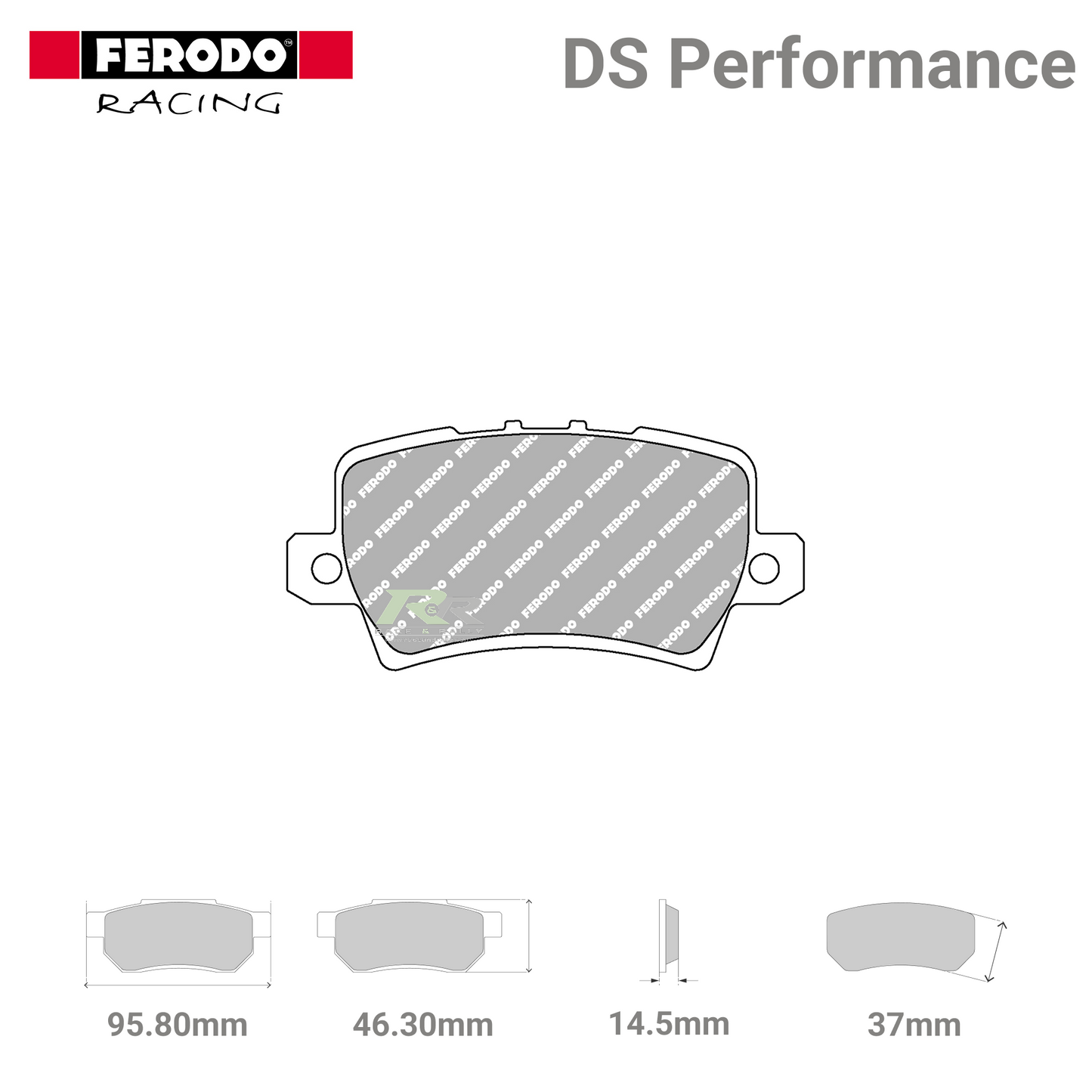 FDS1862 Ferodo High Performance Brake Pads - Race and Rally