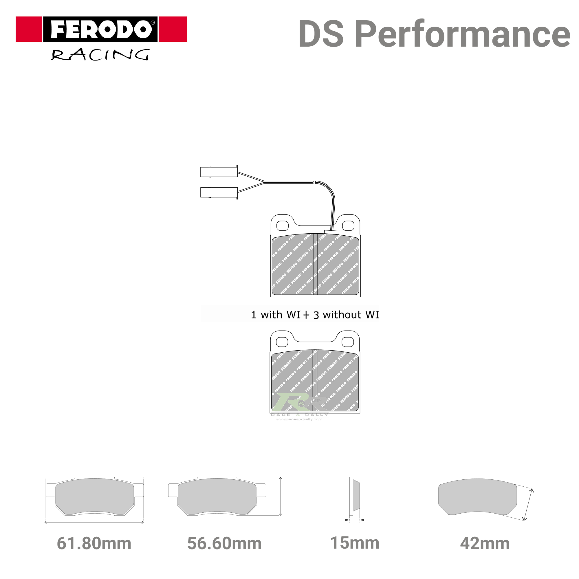FDS2 Ferodo High Performance Brake Pads - Race and Rally