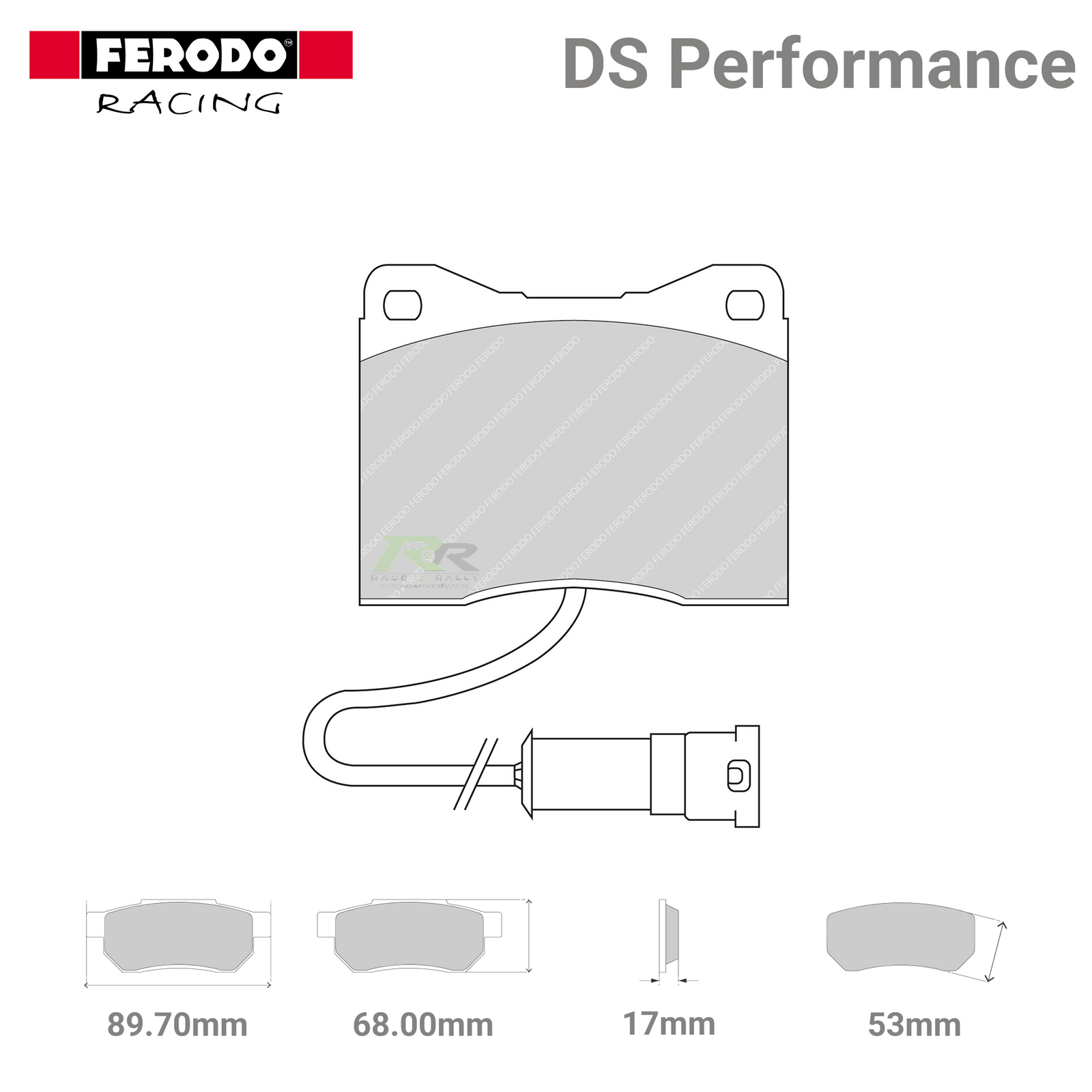 FDS399 Ferodo High Performance Brake Pads - Race and Rally