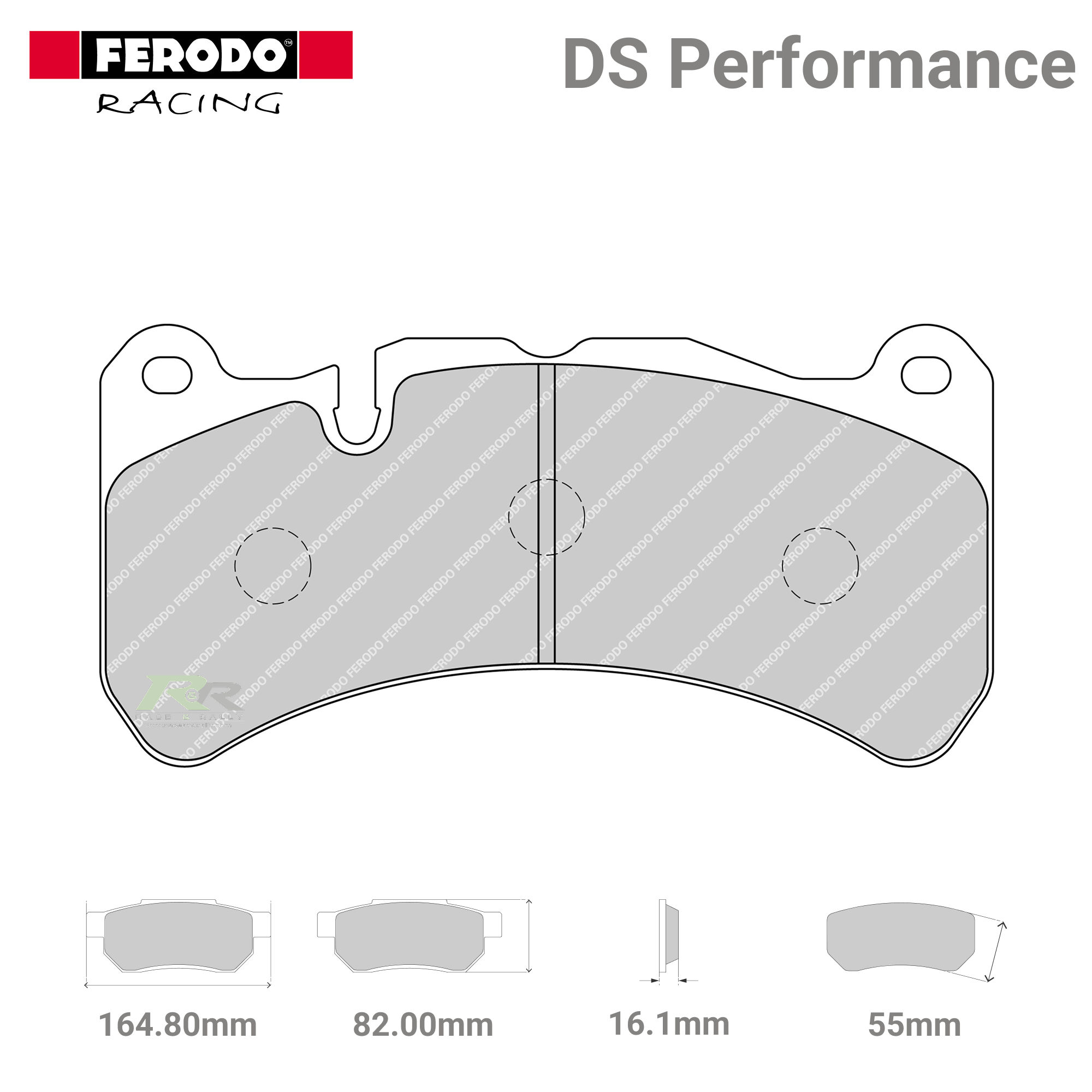 FDS4212 Ferodo High Performance Brake Pads - Race and Rally