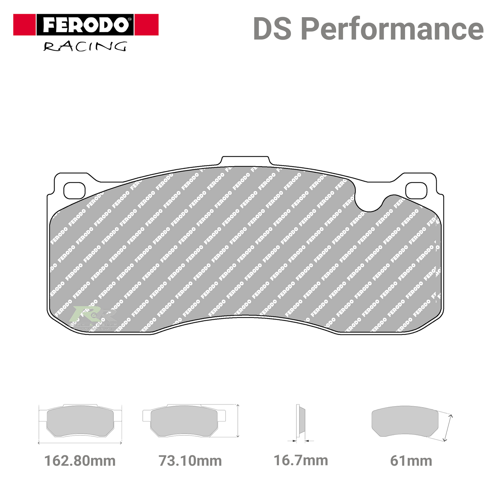 FDS4218 Ferodo High Performance Brake Pads - Race and Rally