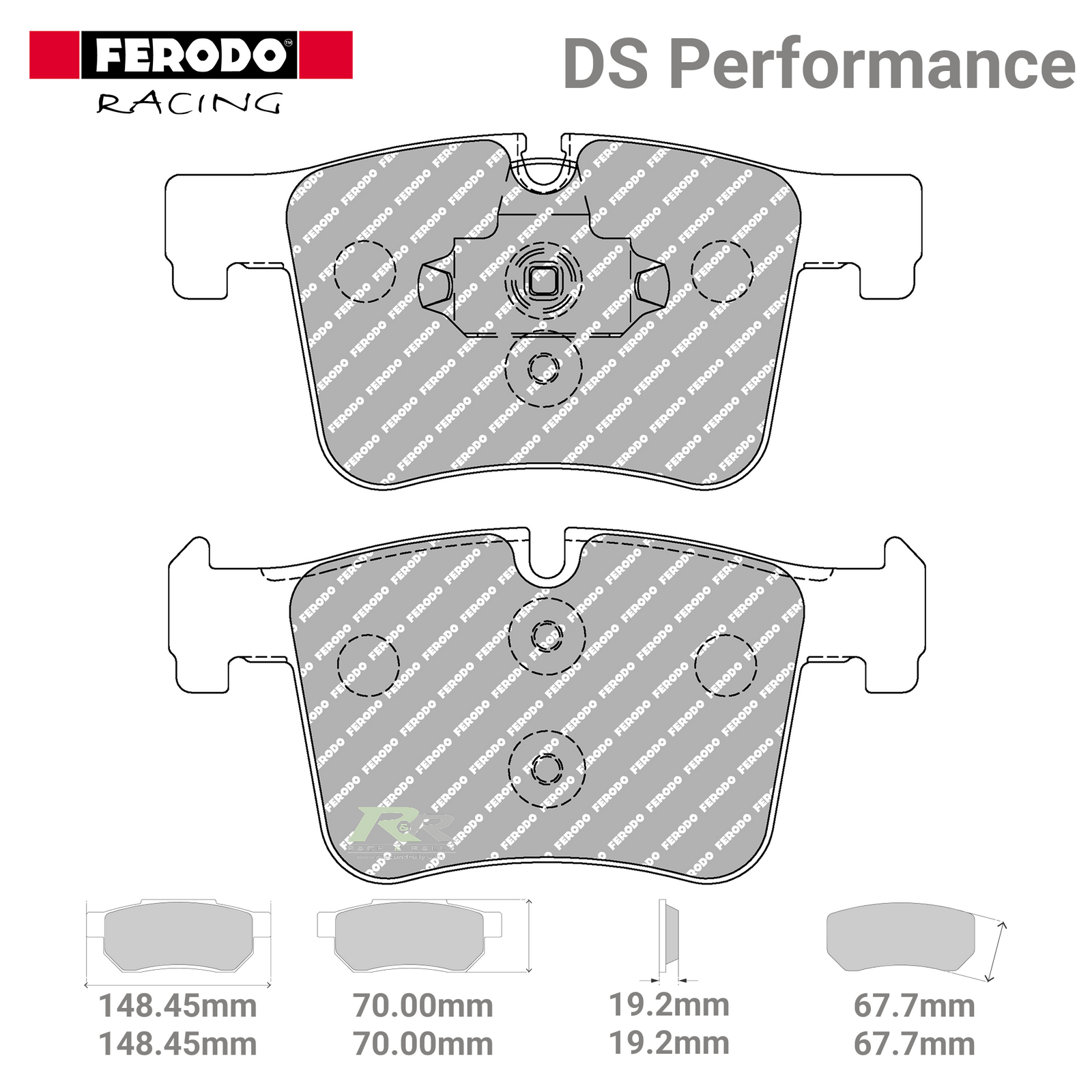 FDS4394 Ferodo High Performance Brake Pads - Race and Rally