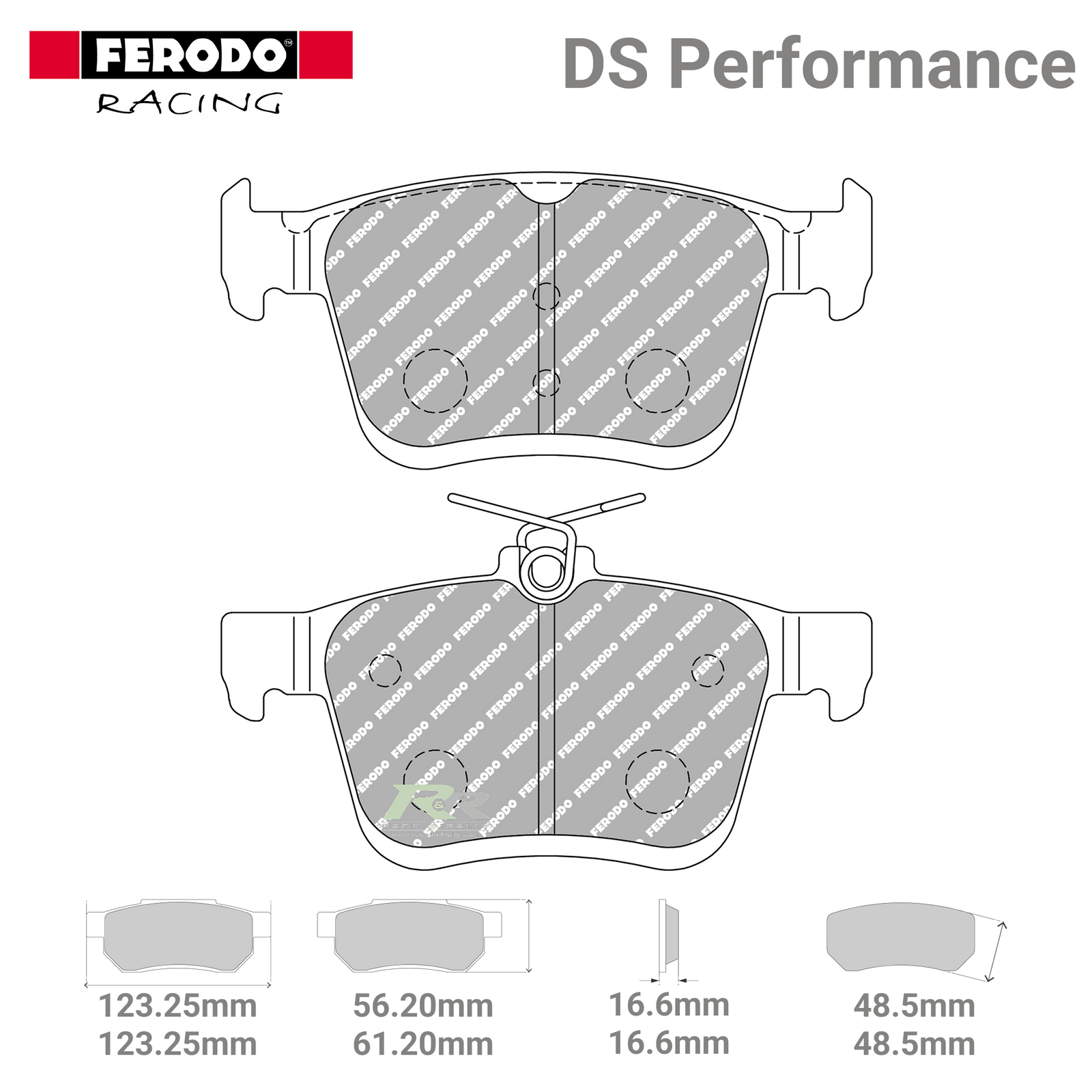 FDS4434 Ferodo High Performance Brake Pads - Race and Rally