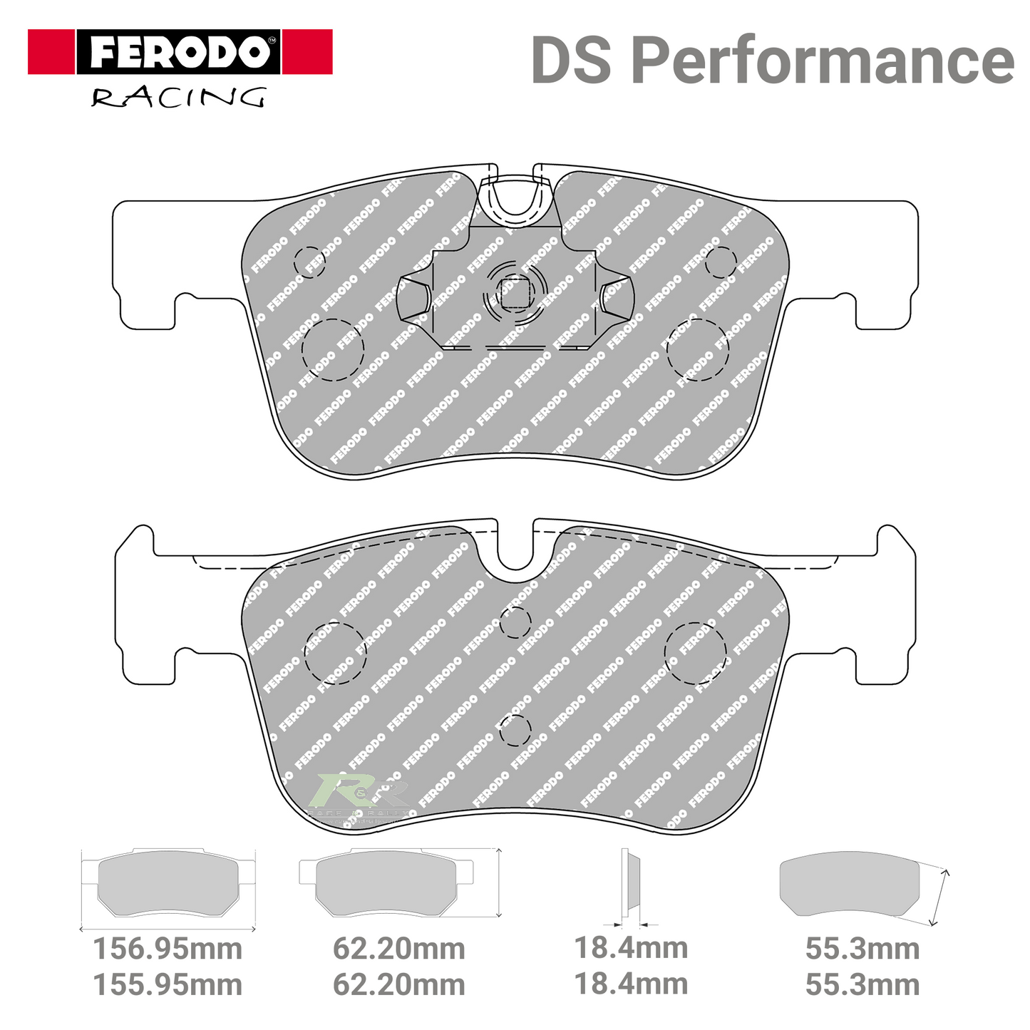 FDS4489 Ferodo High Performance Brake Pads - Race and Rally