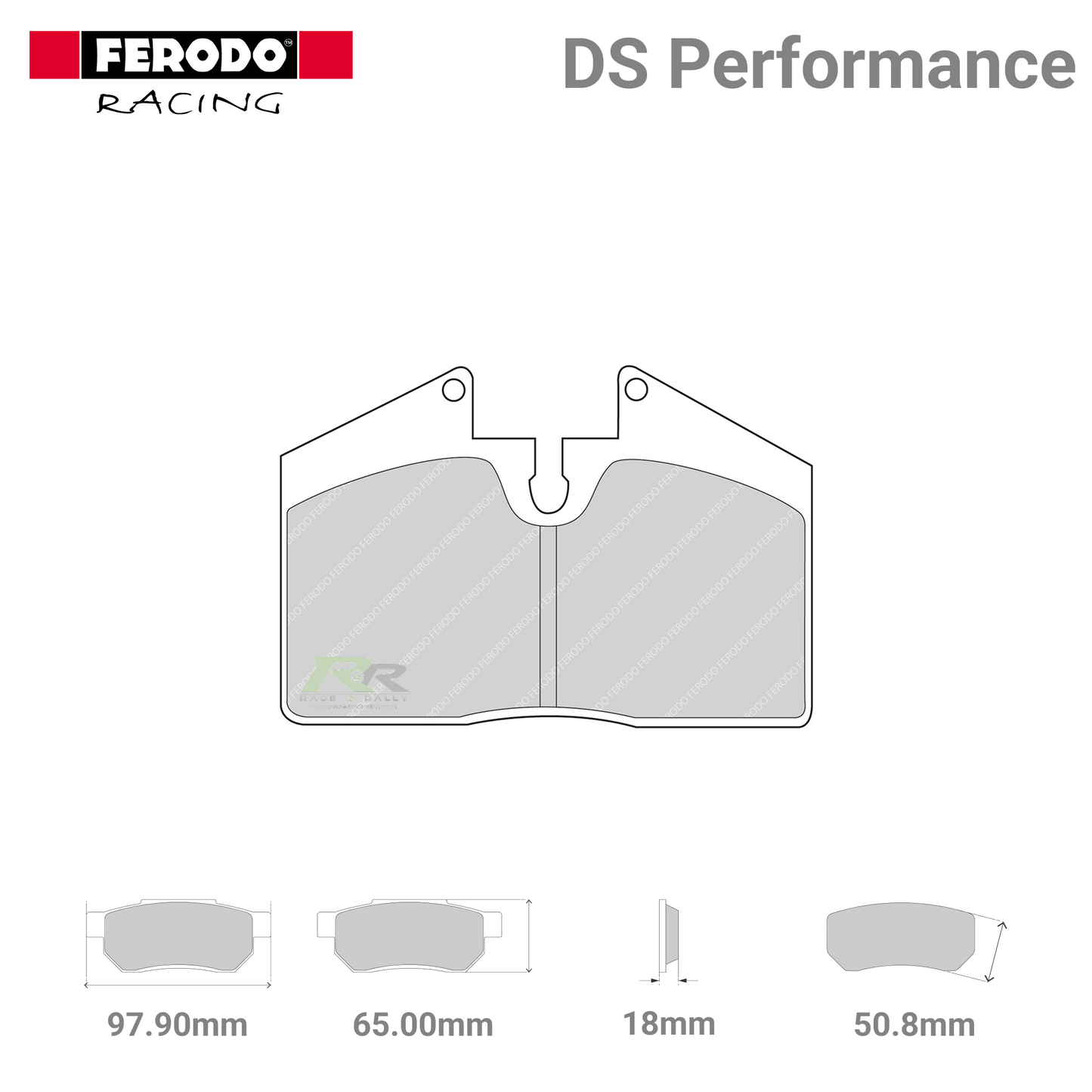 FDS451 Ferodo High Performance Brake Pads - Race and Rally