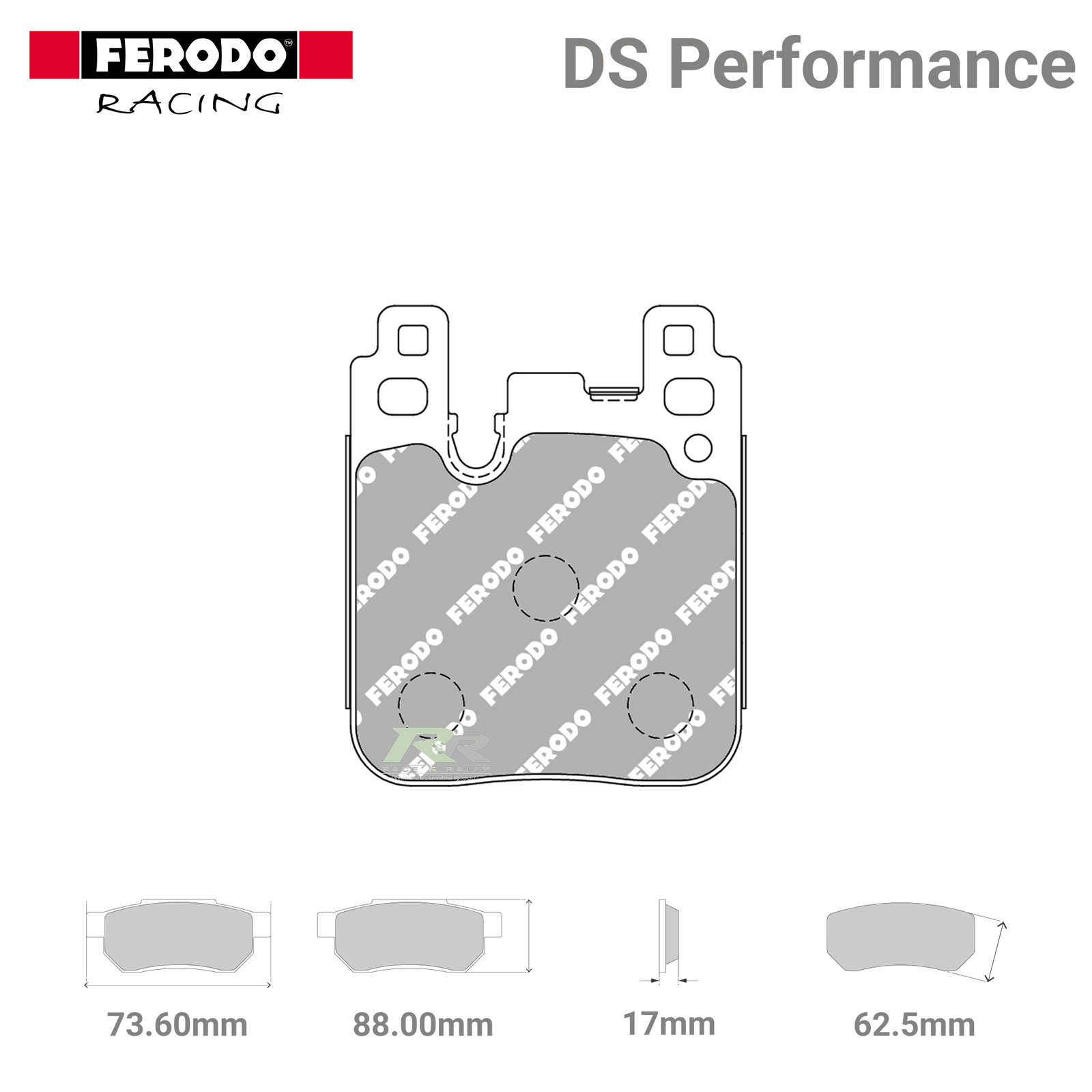 FDS4663 Ferodo High Performance Brake Pads - Race and Rally
