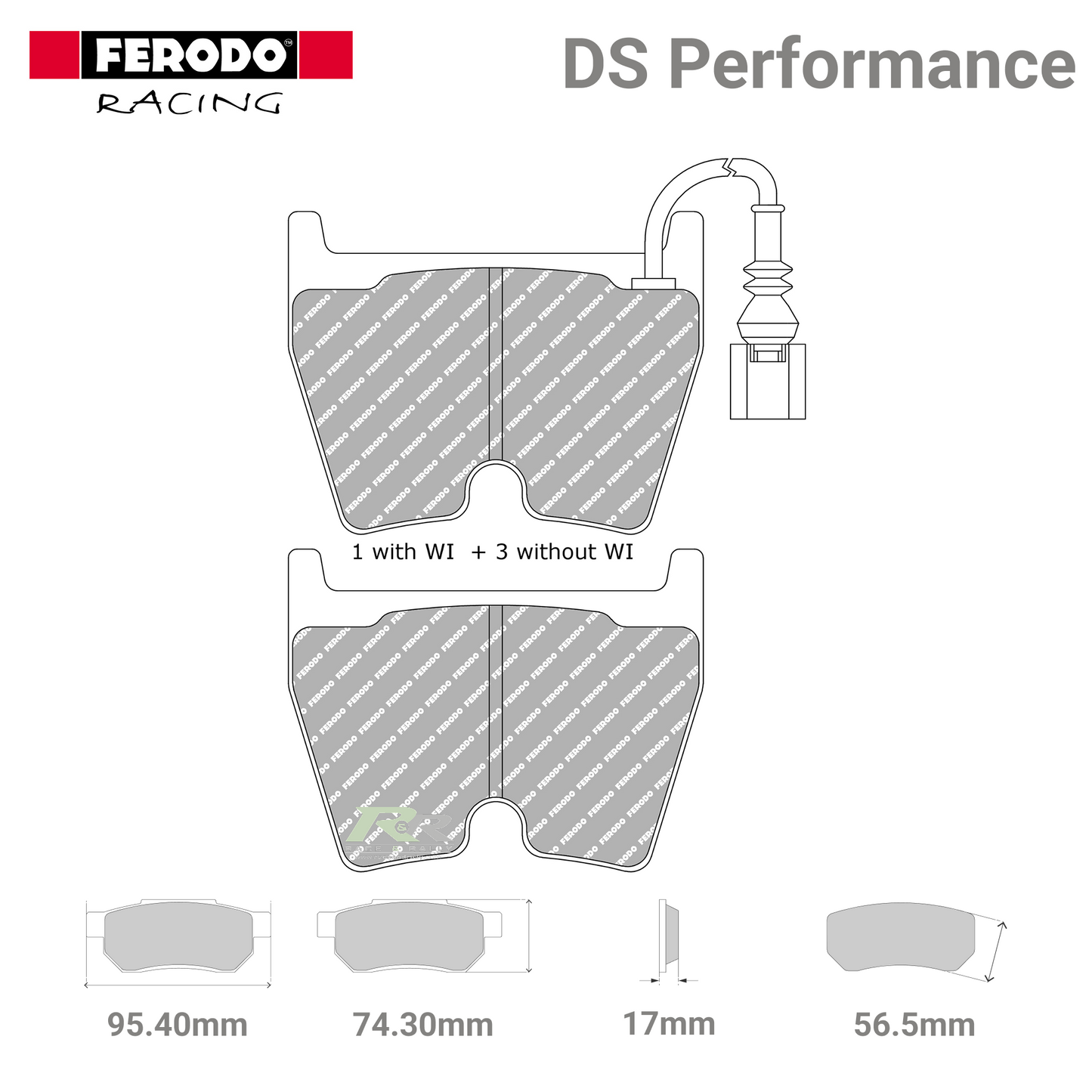 FDS5023 Ferodo High Performance Brake Pads - Race and Rally