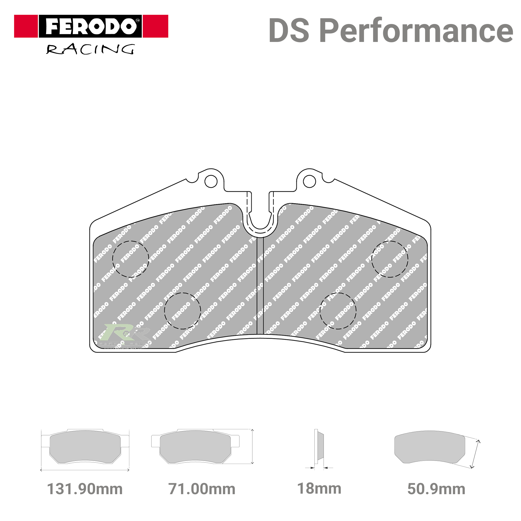 FDS560 Ferodo High Performance Brake Pads - Race and Rally