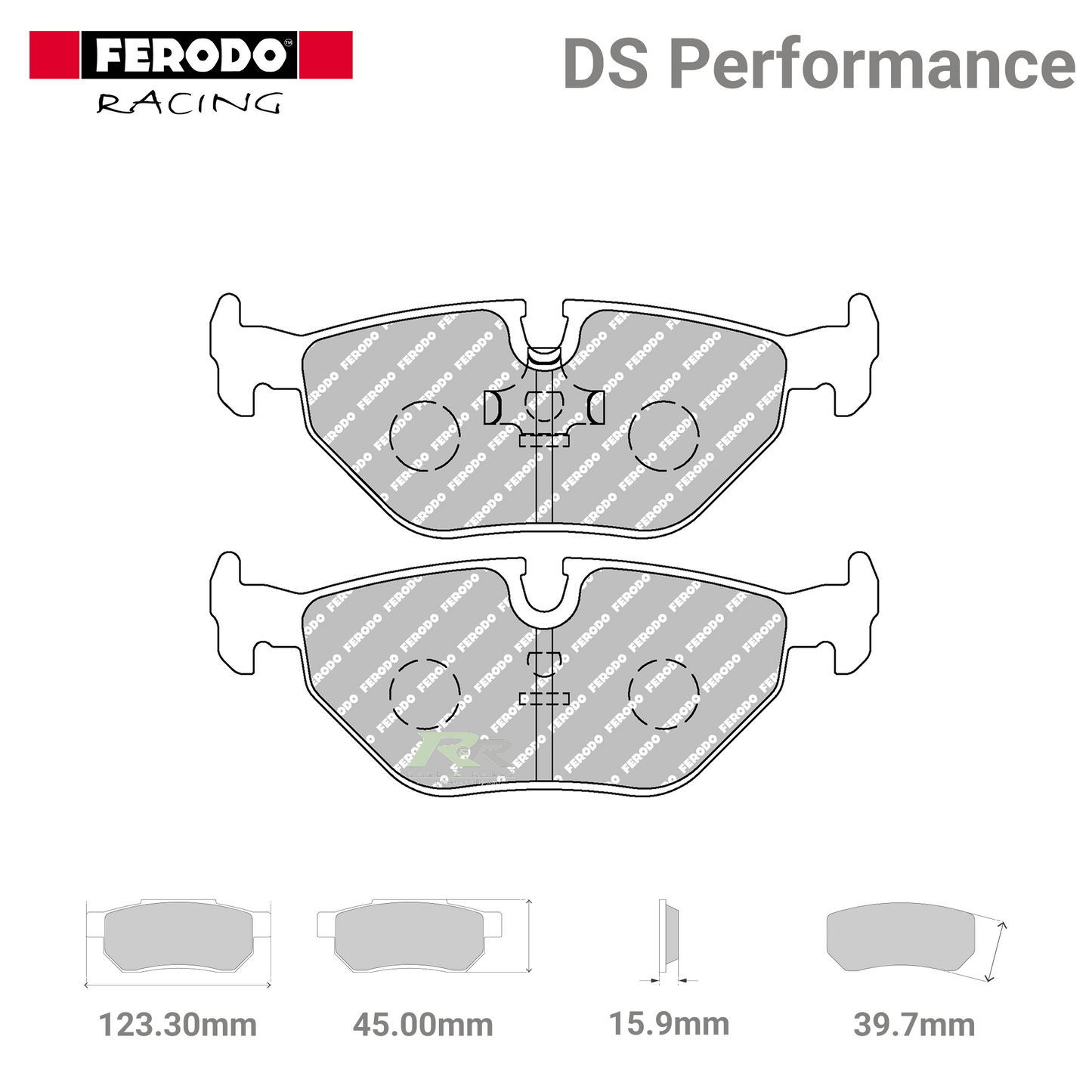 FDS578 Ferodo High Performance Brake Pads - Race and Rally