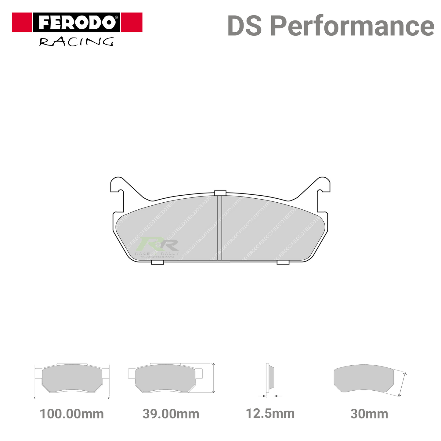 FDS654 Ferodo High Performance Brake Pads - Race and Rally