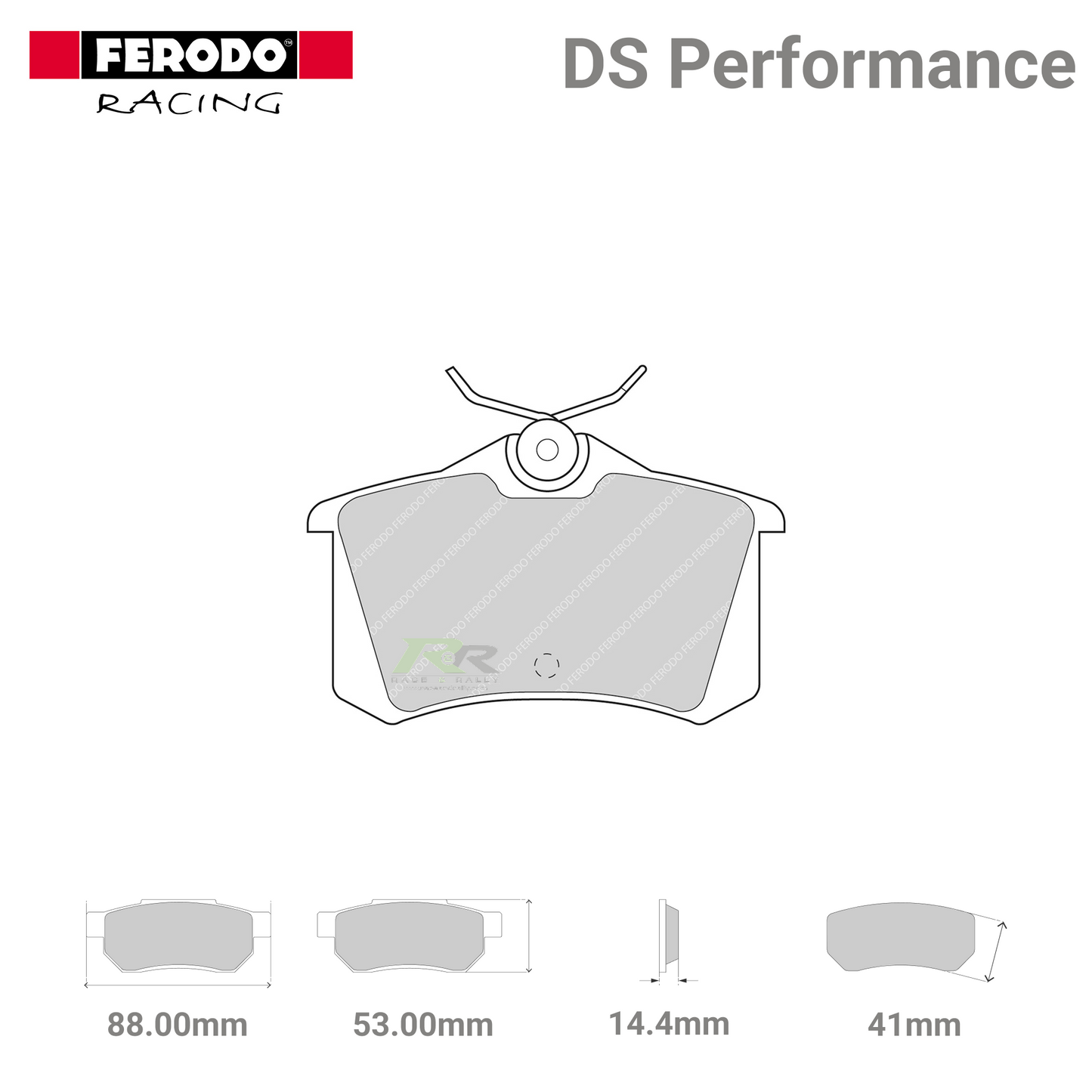 FDS726 Ferodo High Performance Brake Pads - Race and Rally