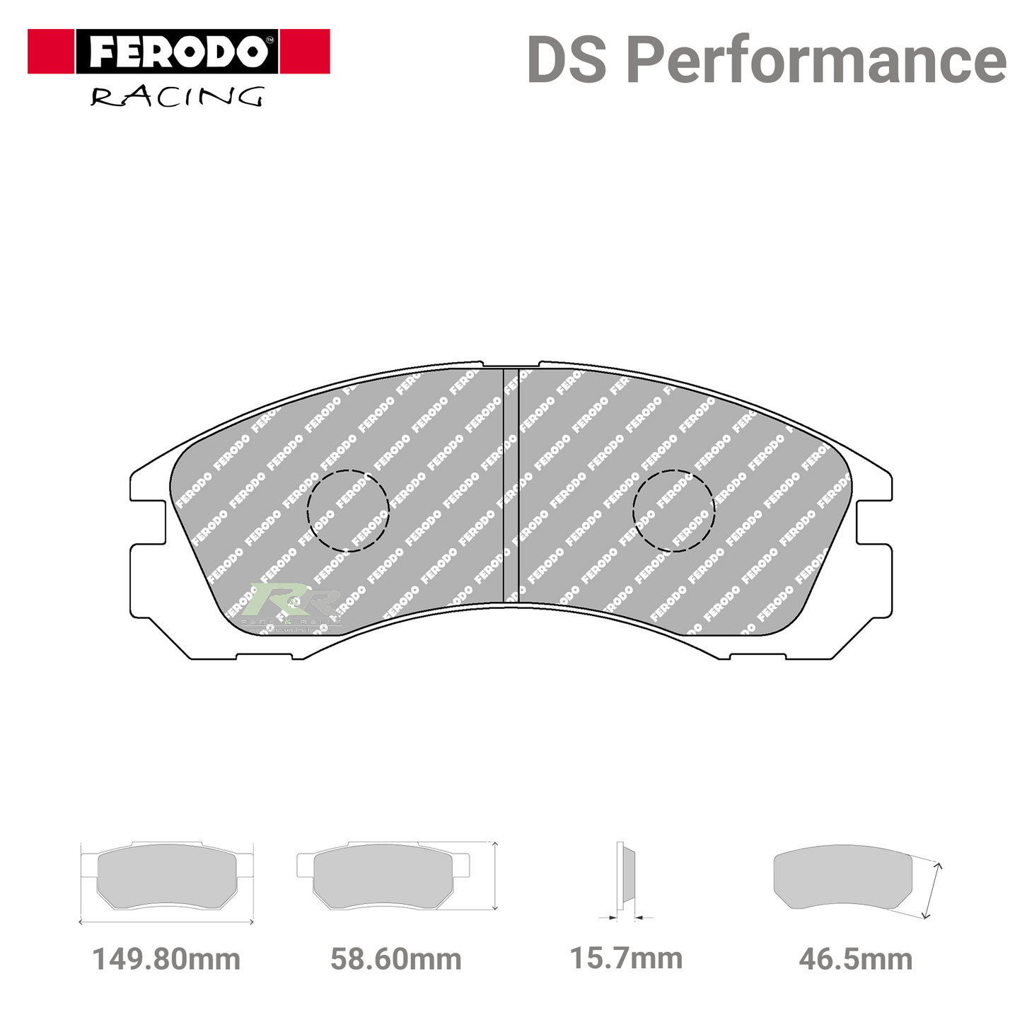 FDS765 Ferodo High Performance Brake Pads - Race and Rally