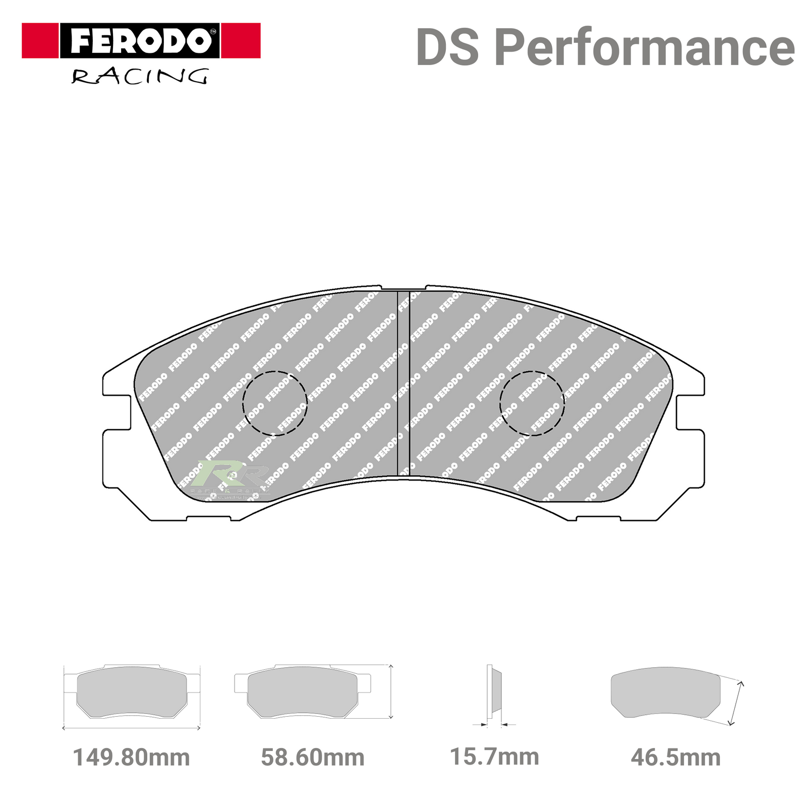FDS765 Ferodo High Performance Brake Pads - Race and Rally