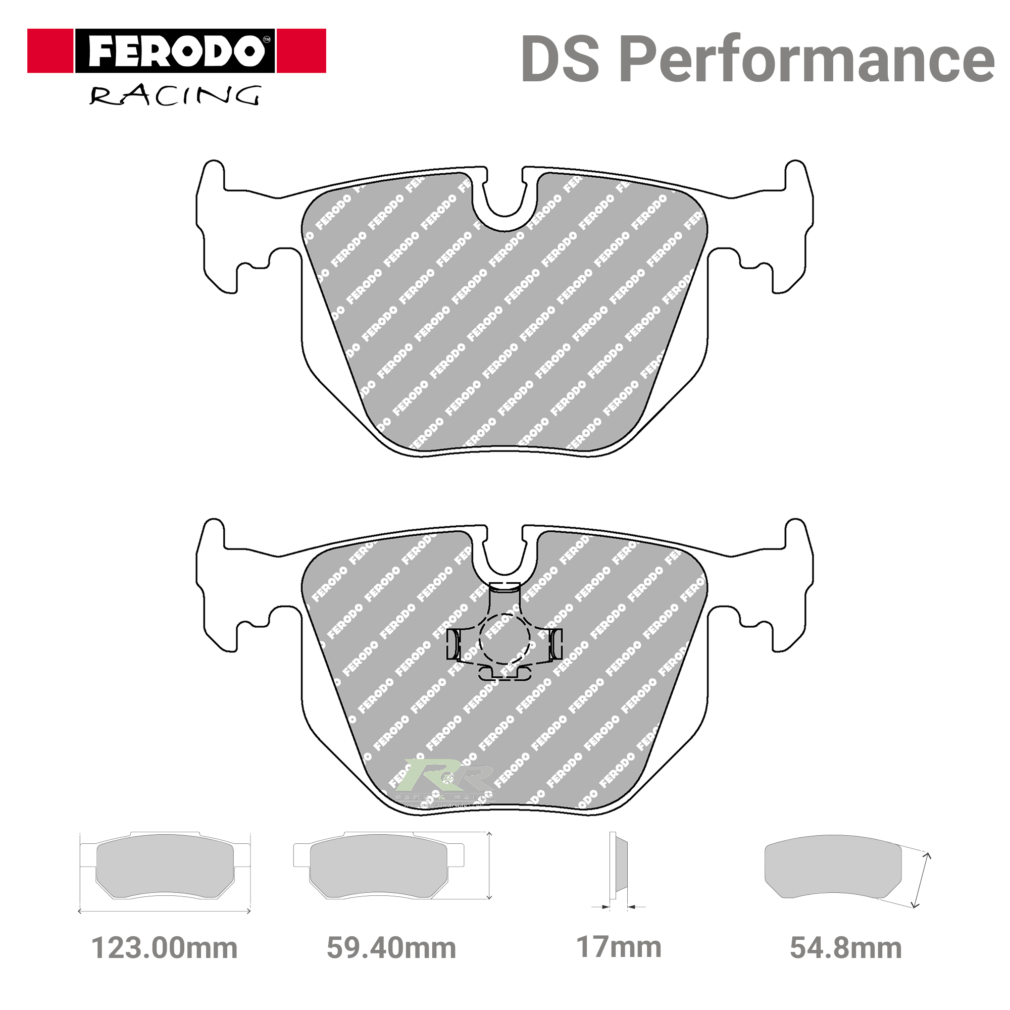 FDS857 Ferodo High Performance Brake Pads - Race and Rally