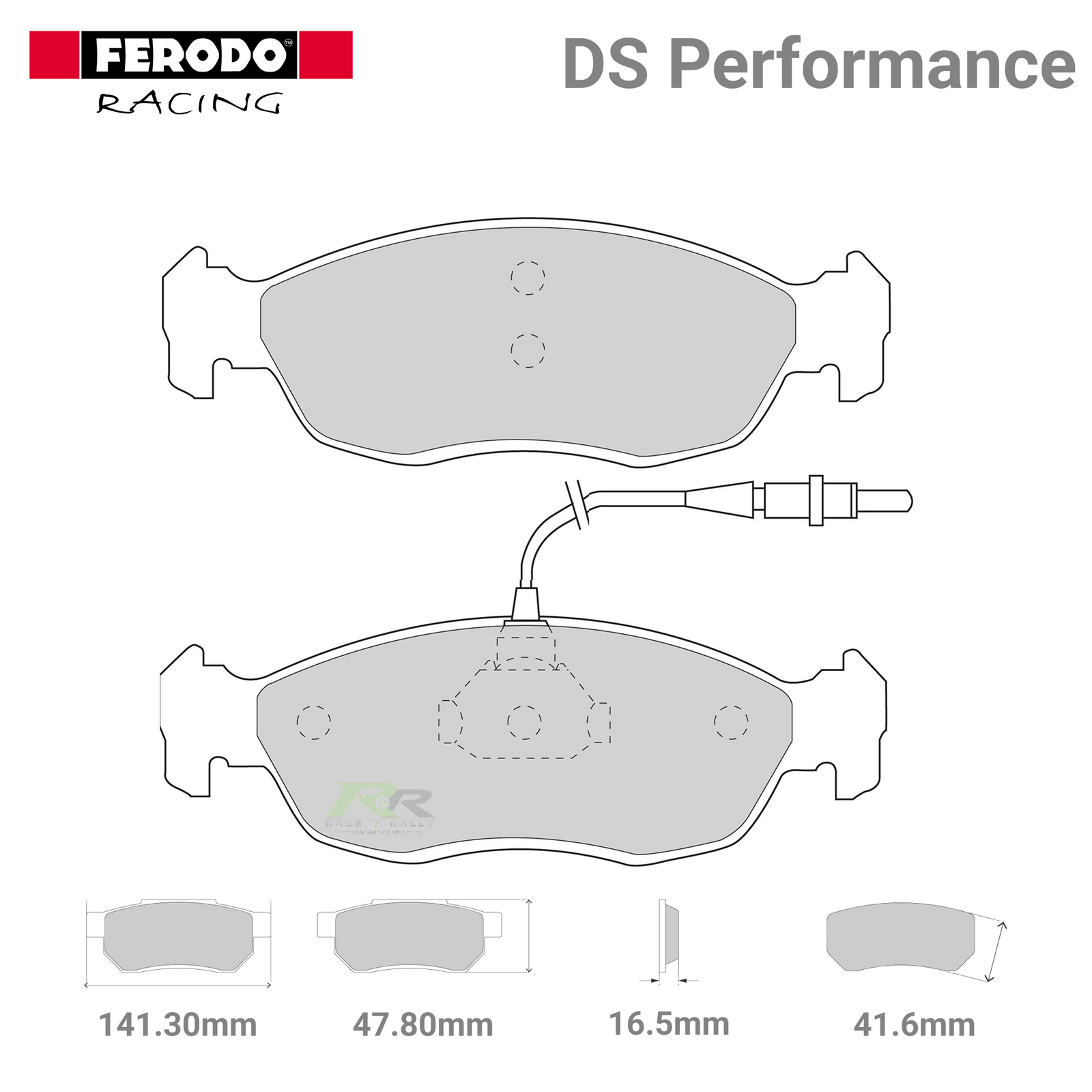 FDS876 Ferodo High Performance Brake Pads - Race and Rally