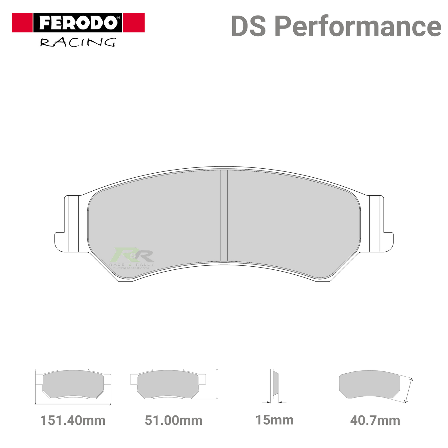 FDSE6013 Ferodo High Performance Brake Pads - Race and Rally