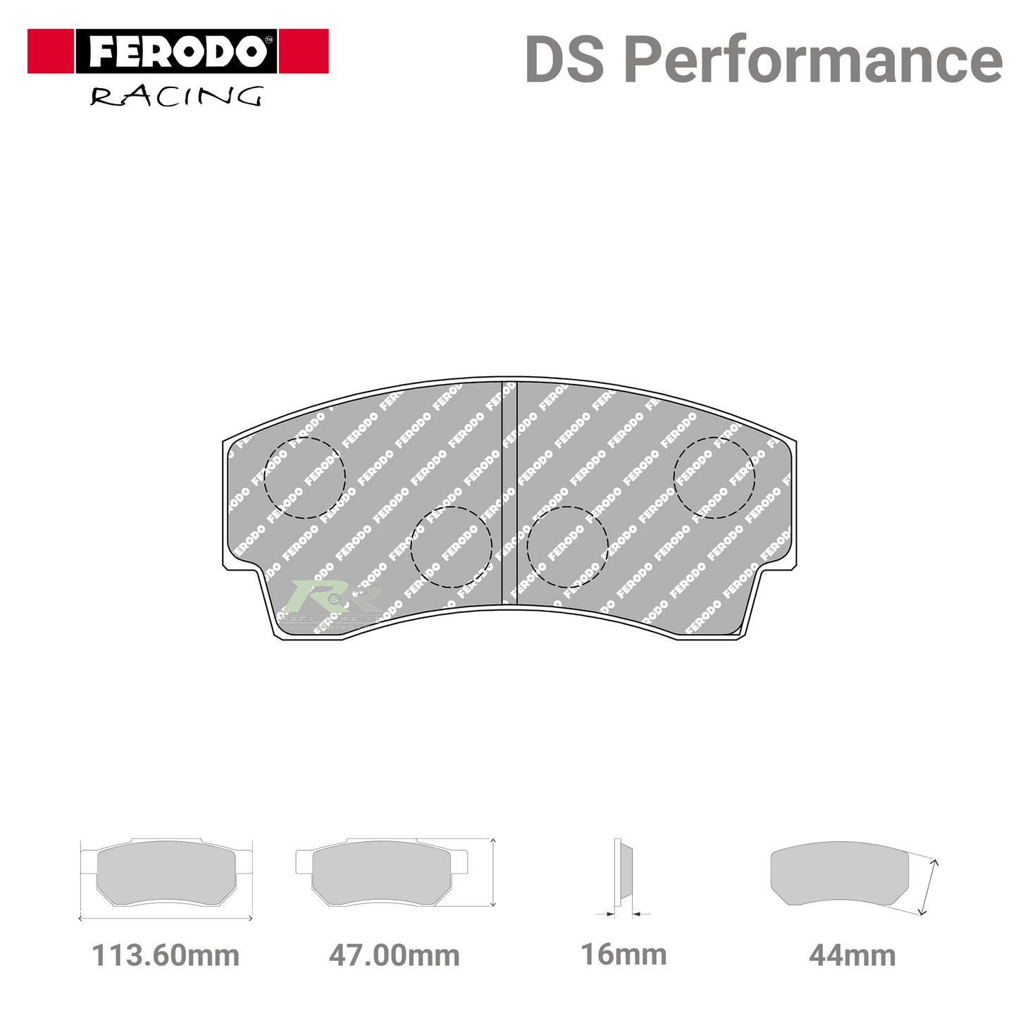 FDSR219 Ferodo High Performance Brake Pads - Race and Rally