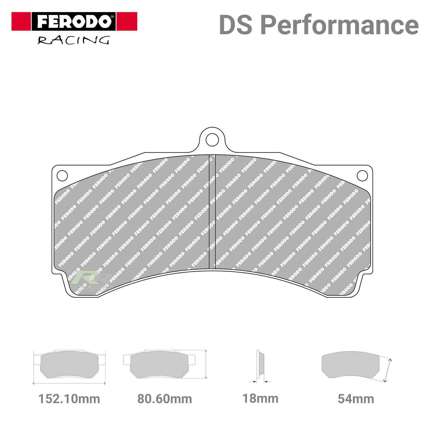 FDSR3003 Ferodo High Performance Brake Pads - Race and Rally