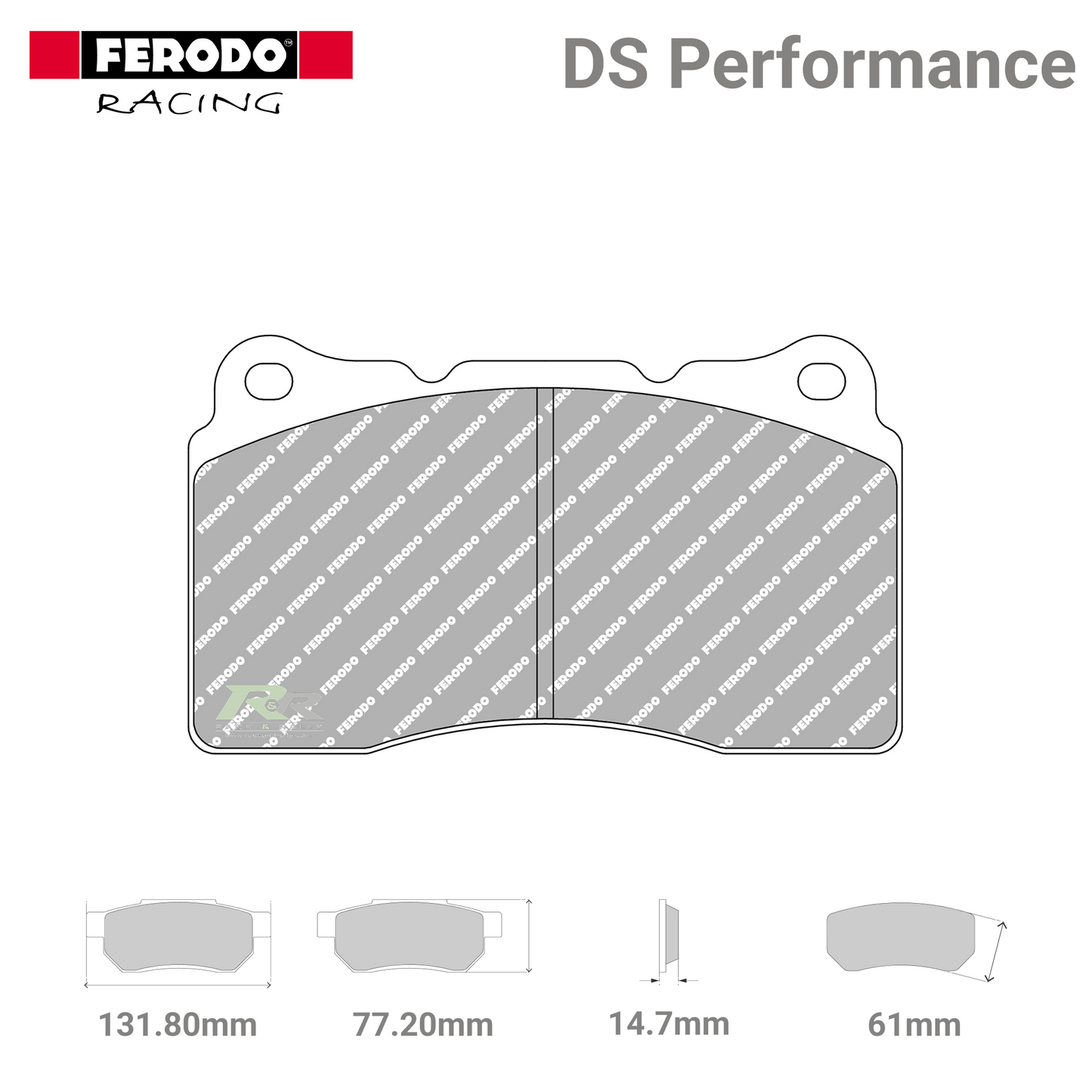 FDSR3067 Ferodo High Performance Brake Pads - Race and Rally