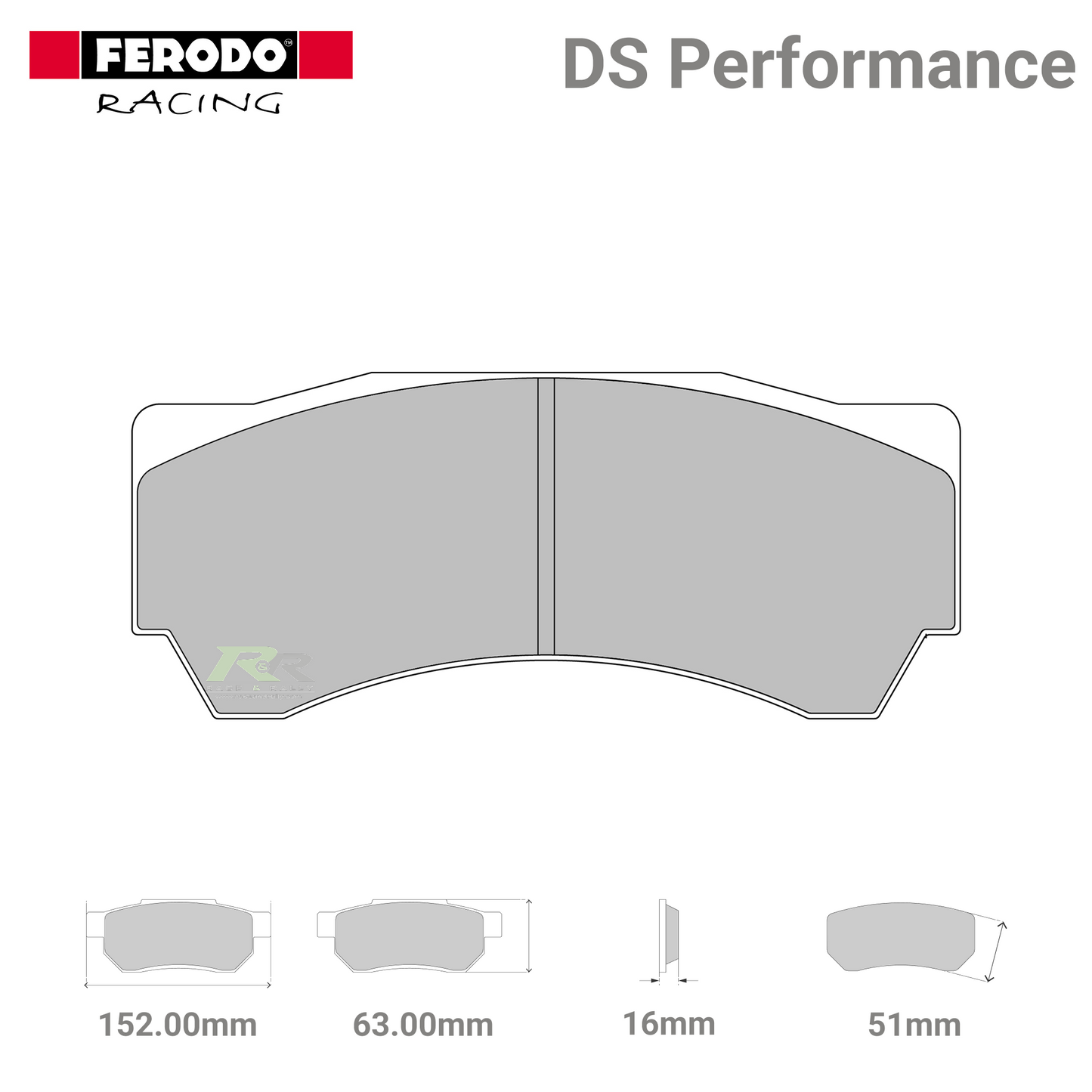 FDSR3081 Ferodo High Performance Brake Pads - Race and Rally