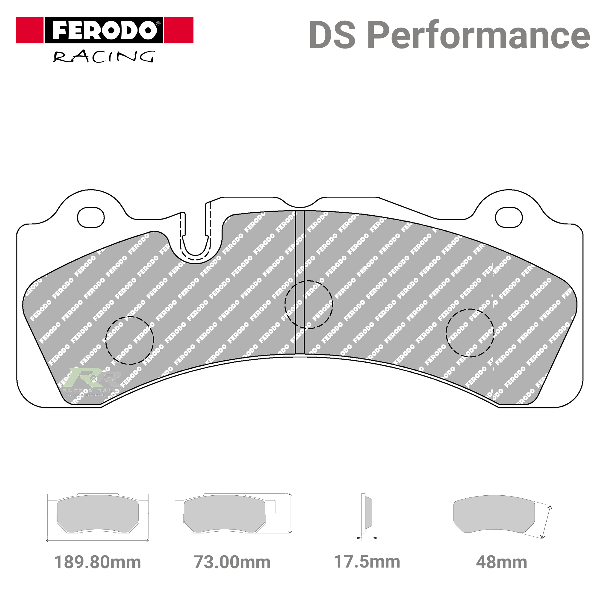 FDSR3099 Ferodo High Performance Brake Pads - Race and Rally