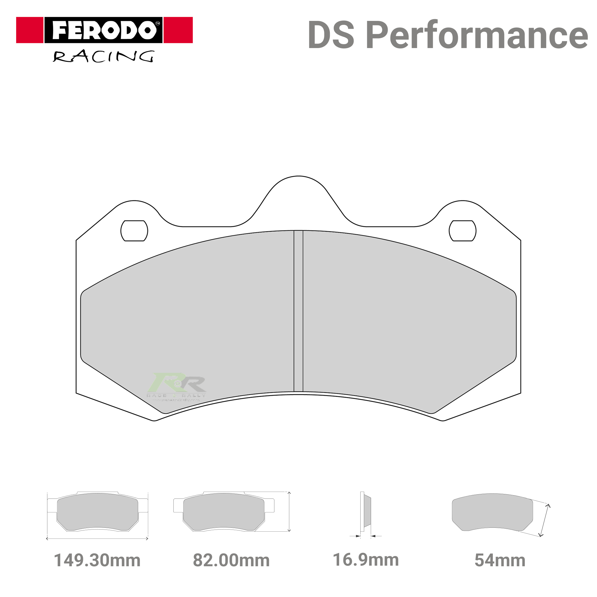 FDSR3114 Ferodo High Performance Brake Pads - Race and Rally