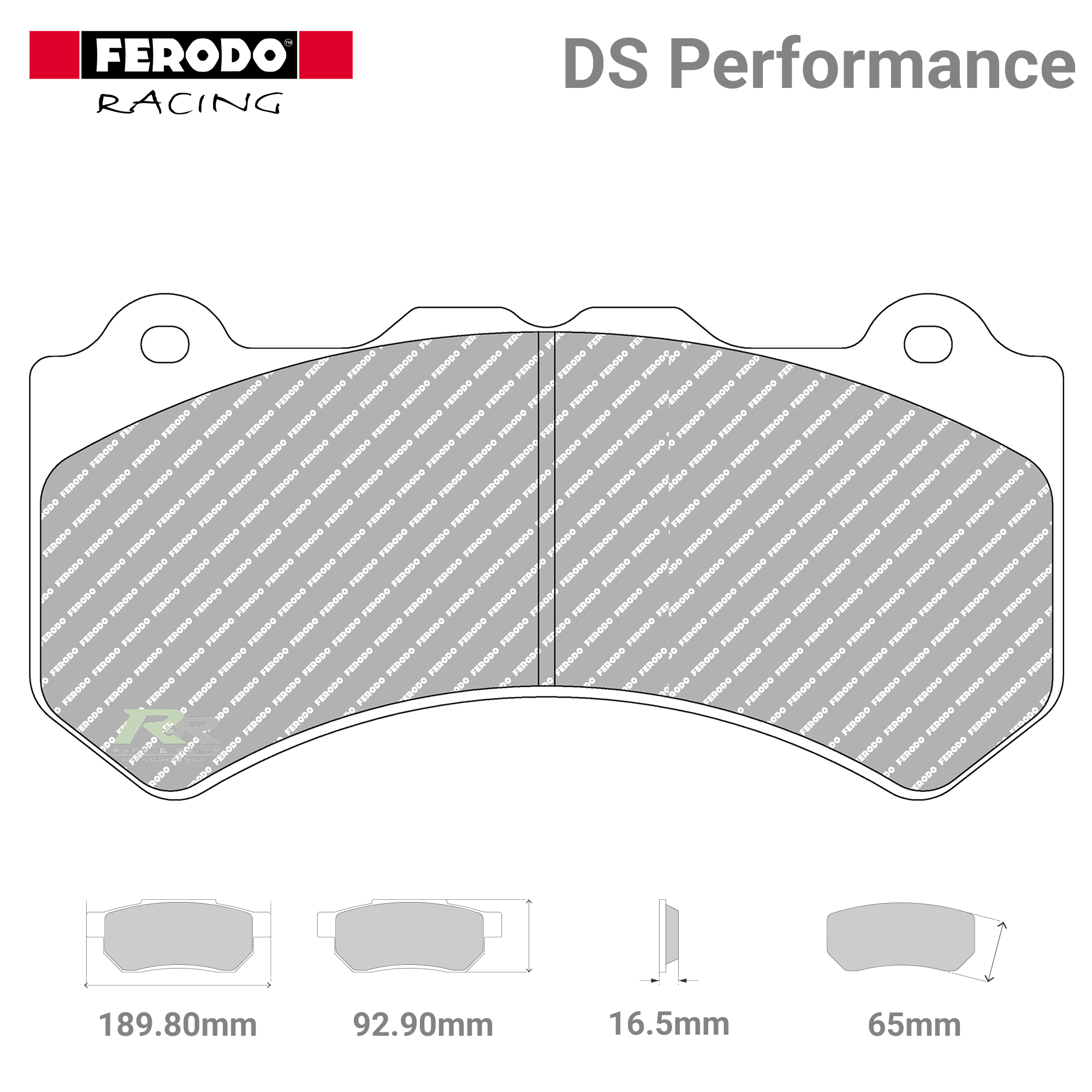 FDSR3133 Ferodo High Performance Brake Pads - Race and Rally
