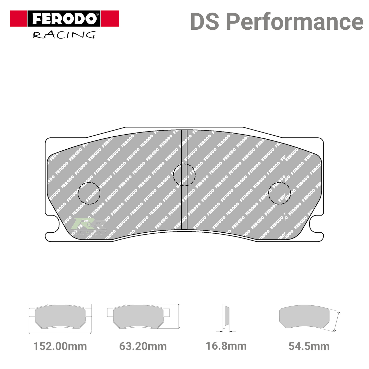FDSR3134 Ferodo High Performance Brake Pads - Race and Rally