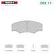 FRP218W - (W/WB) DS1.11 Brake Pads