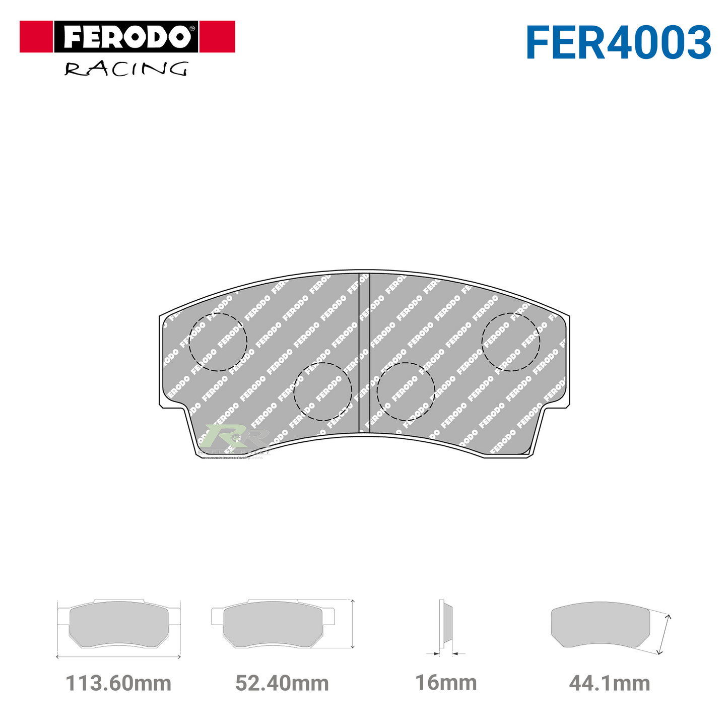 FRP219C - (C) FER4003 Brake Pads - Race and Rally