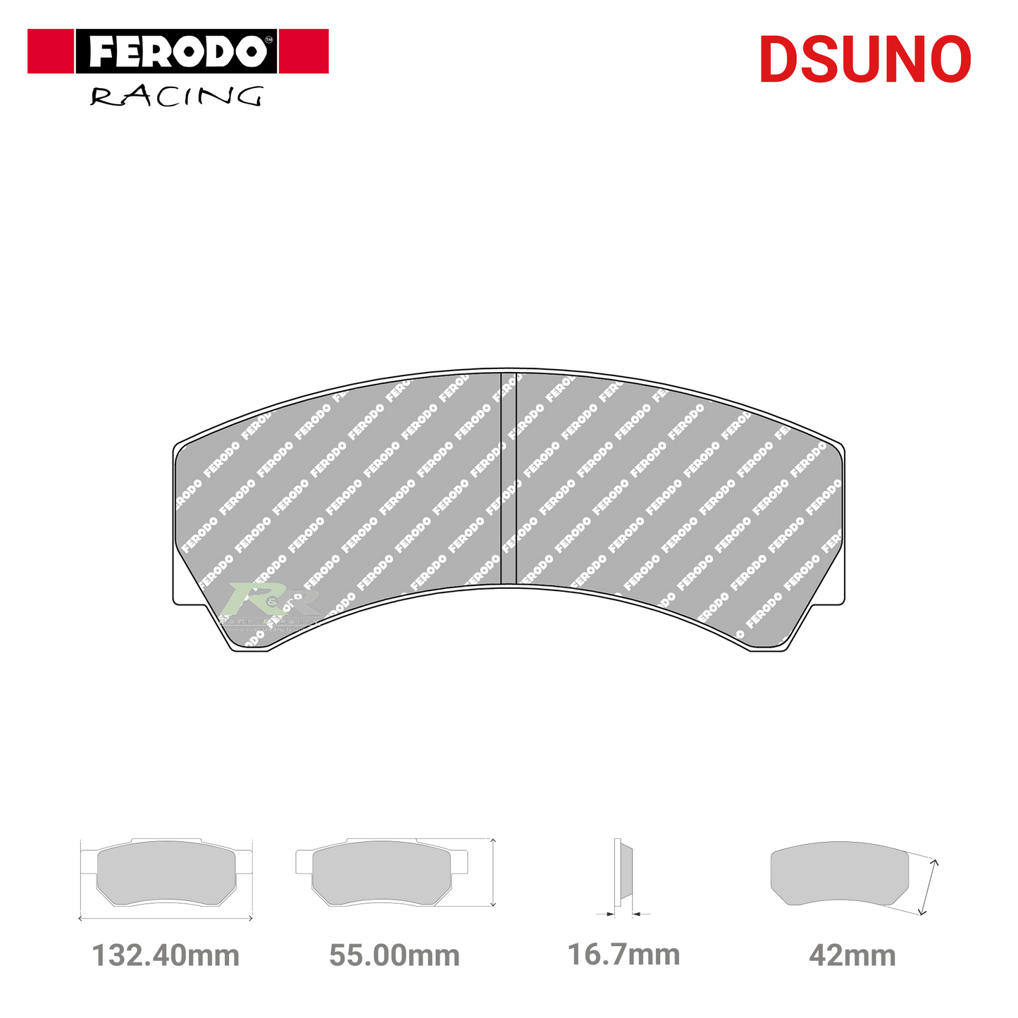 FRP3018Z - (Z/ZB) Dsuno Brake Pads - Race and Rally