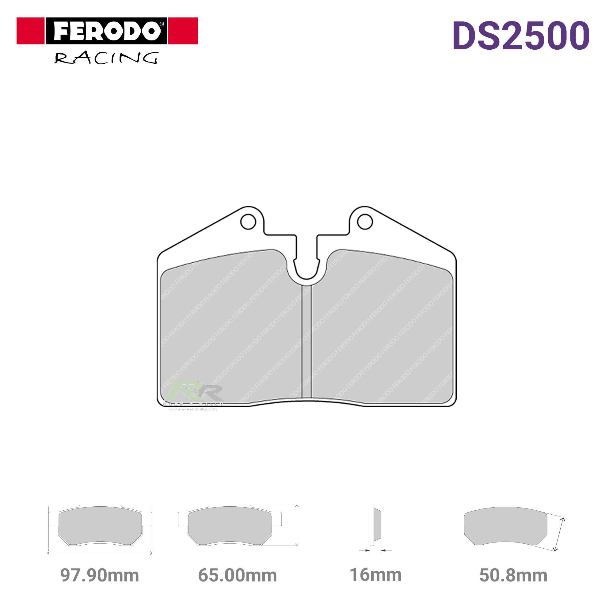 FRP3069H - (H) DS2500 Brake Pads - Race and Rally