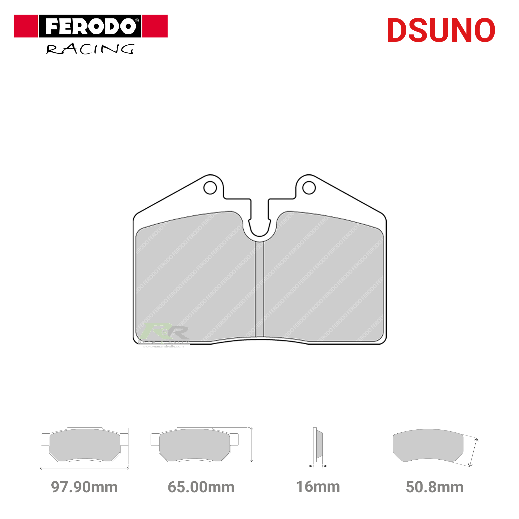 FRP3069Z - (Z/ZB) Dsuno Brake Pads - Race and Rally
